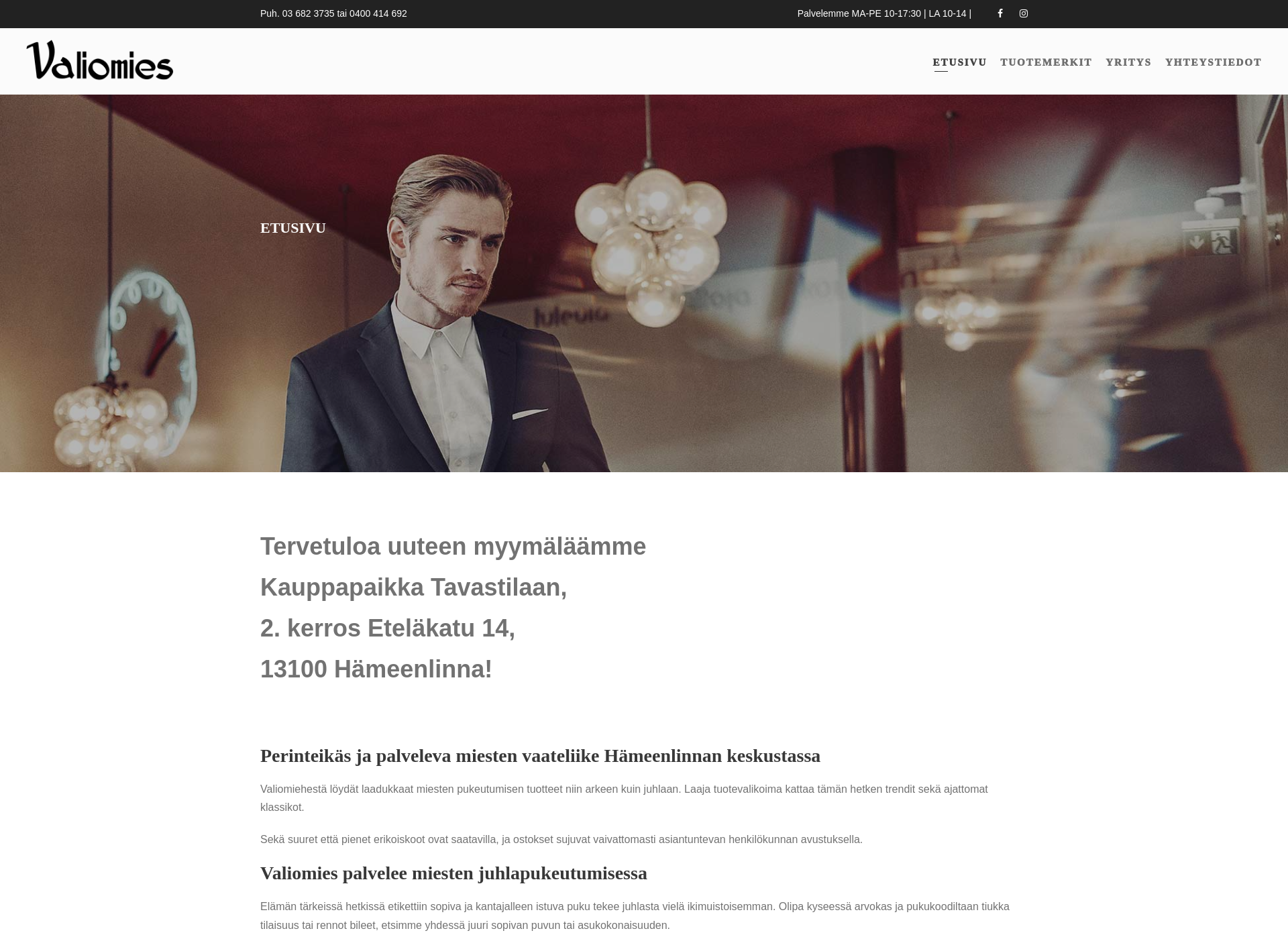 Screenshot for valiomies.fi