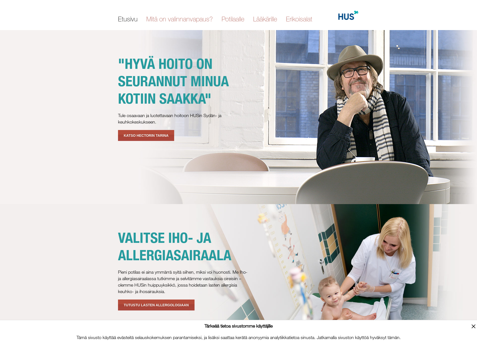 Screenshot for valitsehus.fi