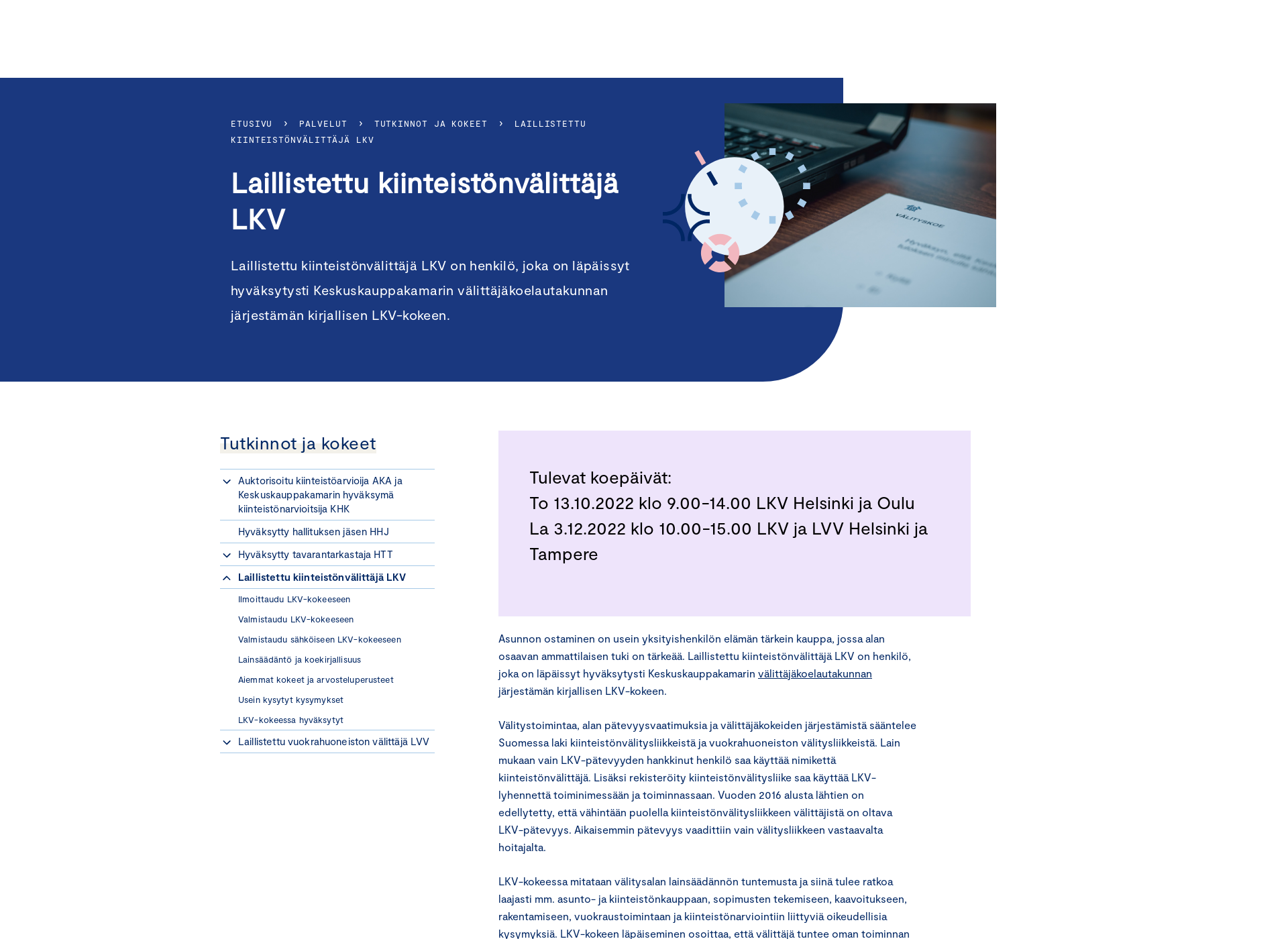 Screenshot for valityslautakunta.fi