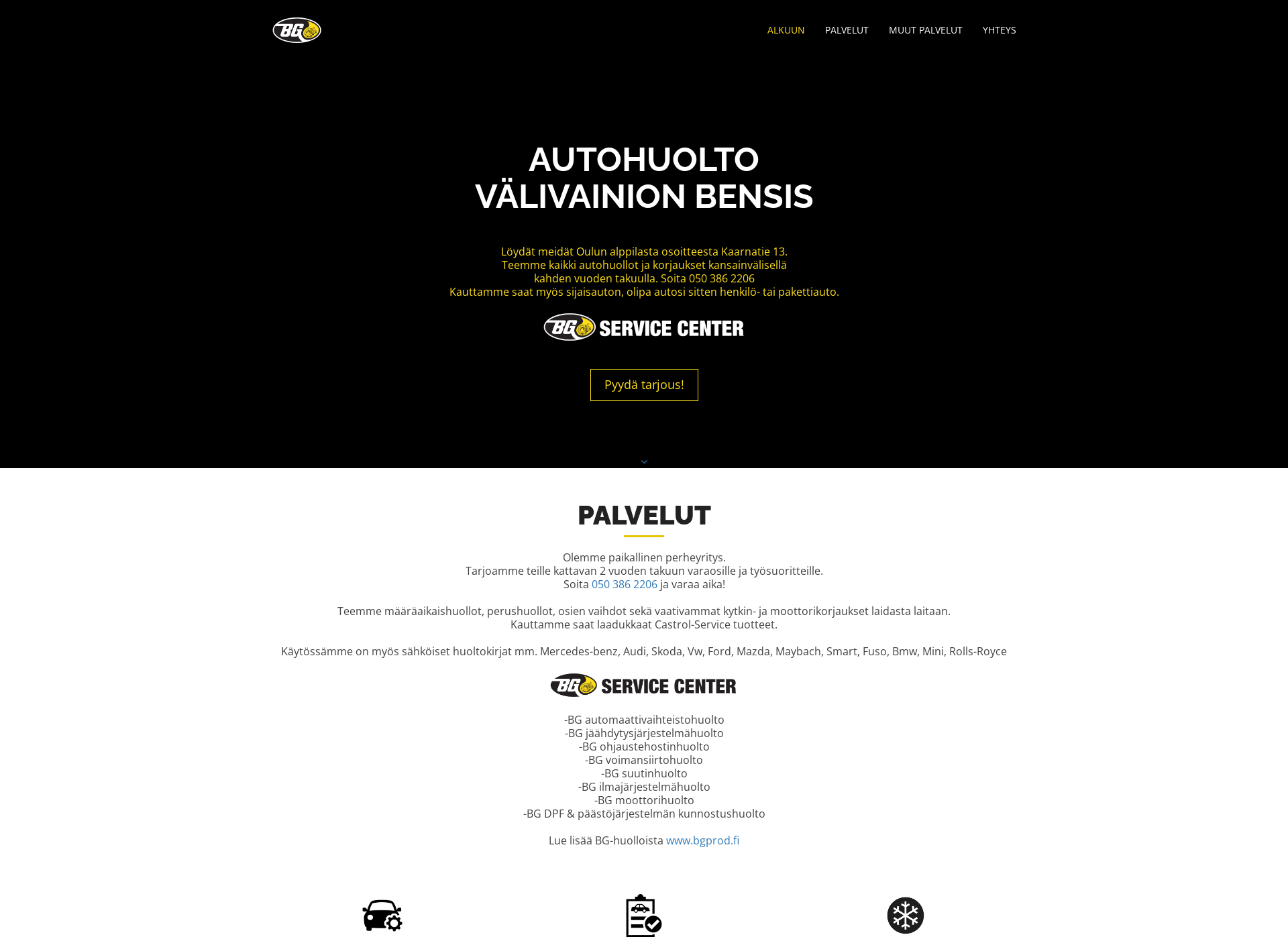 Screenshot for valivainionbensis.fi