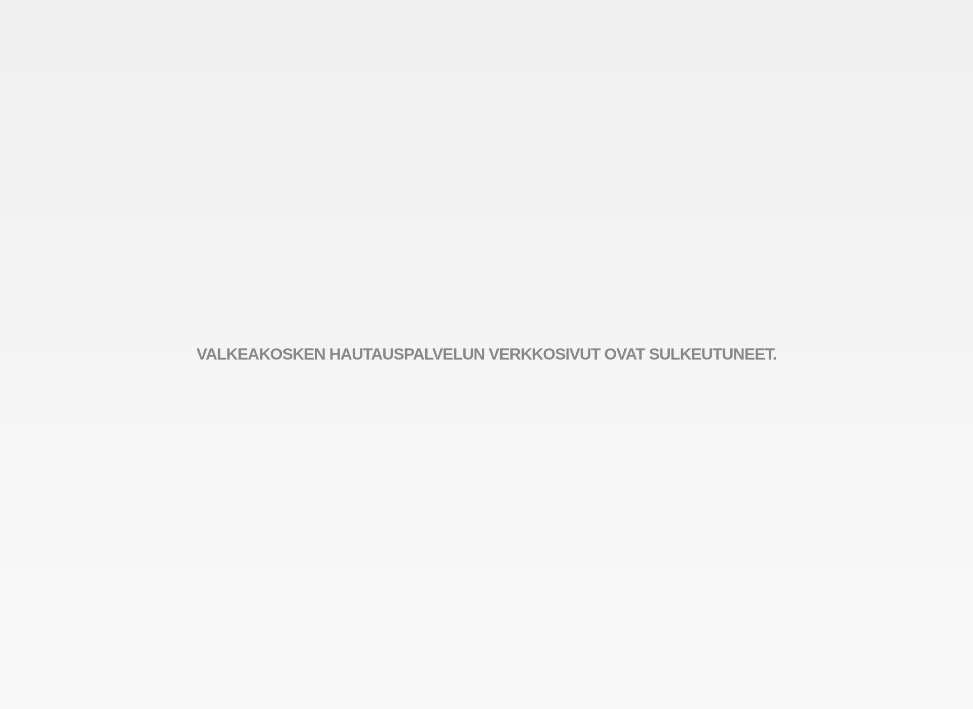 Skärmdump för valkeakoskenhautauspalvelu.fi