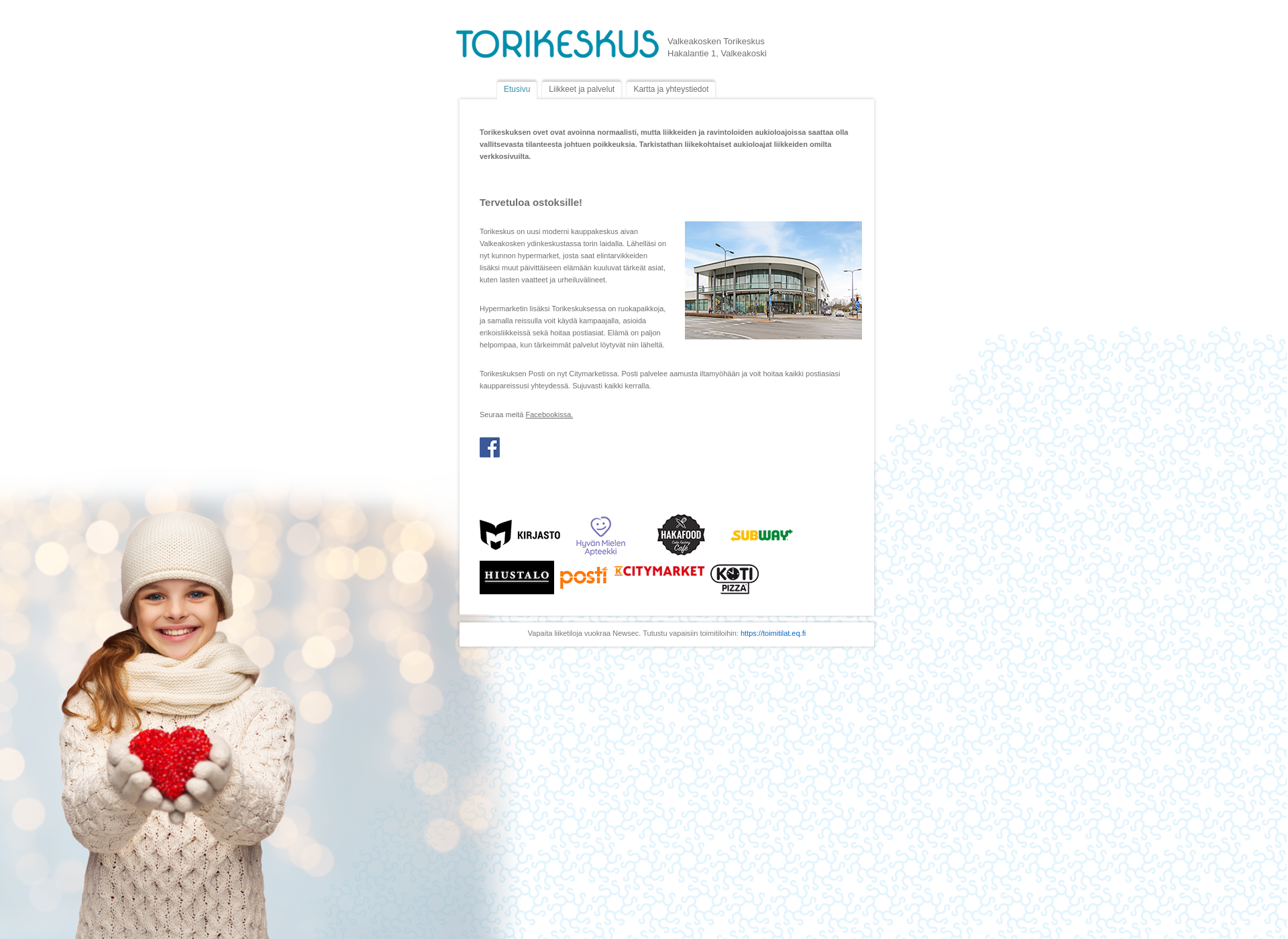Screenshot for valkeakoskentorikeskus.fi
