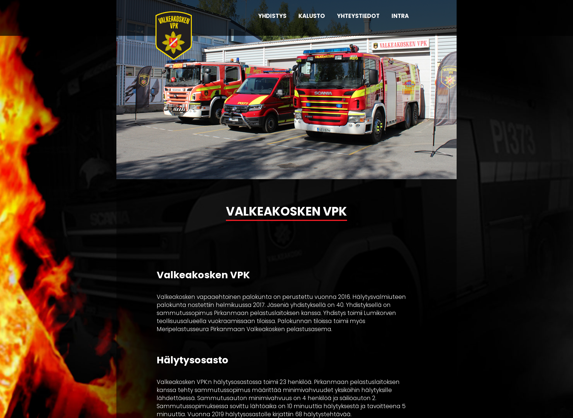 Screenshot for valkeakoskenvpk.fi