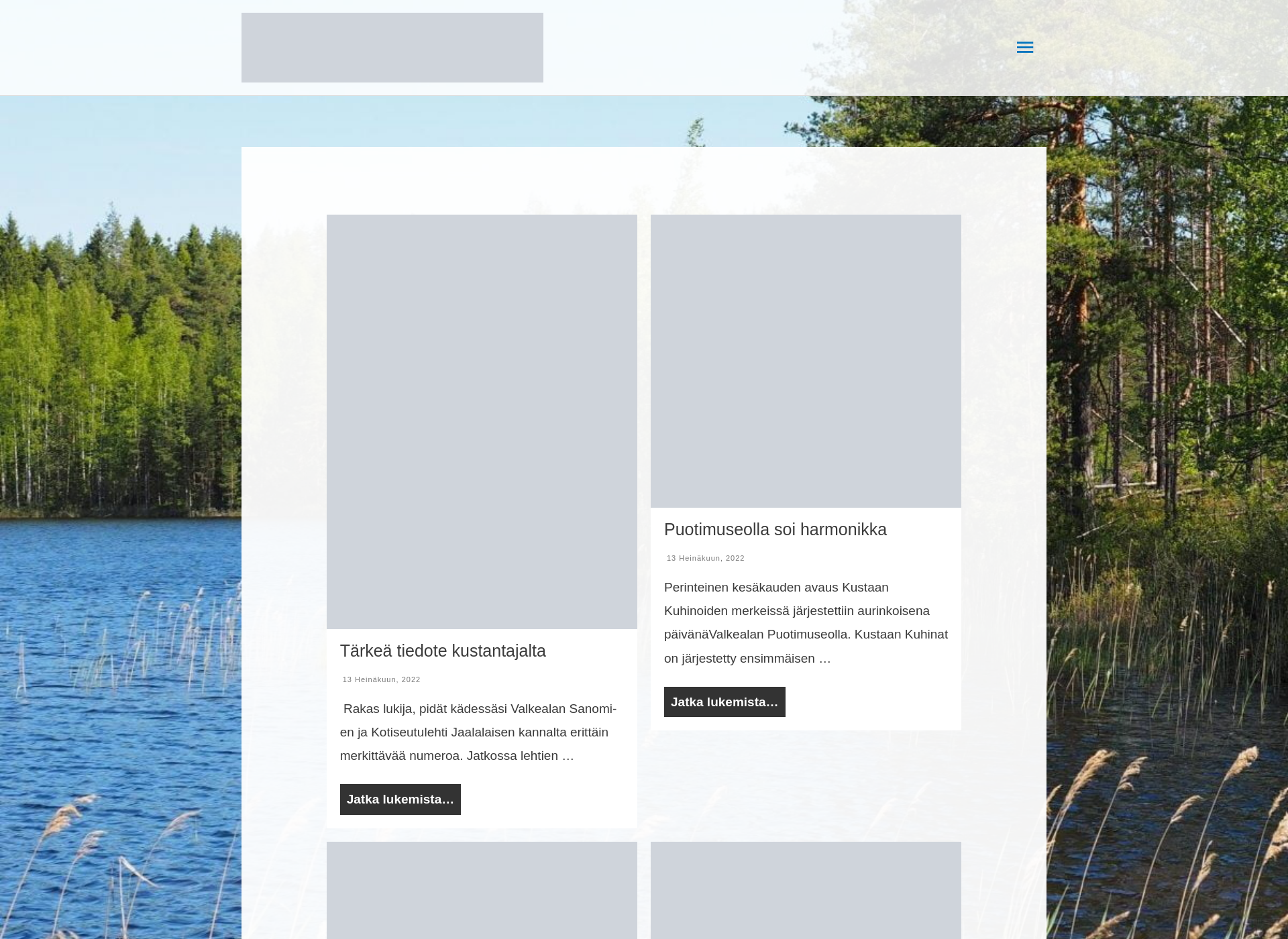 Screenshot for valkealansanomat.fi
