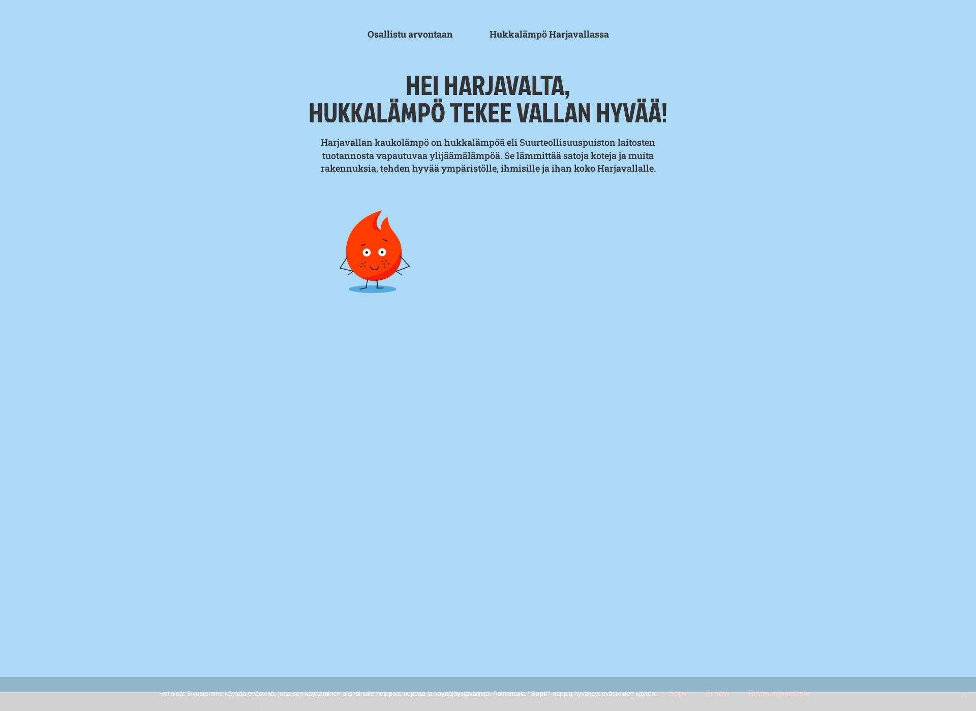 Screenshot for vallanhyvahukkalampo.fi