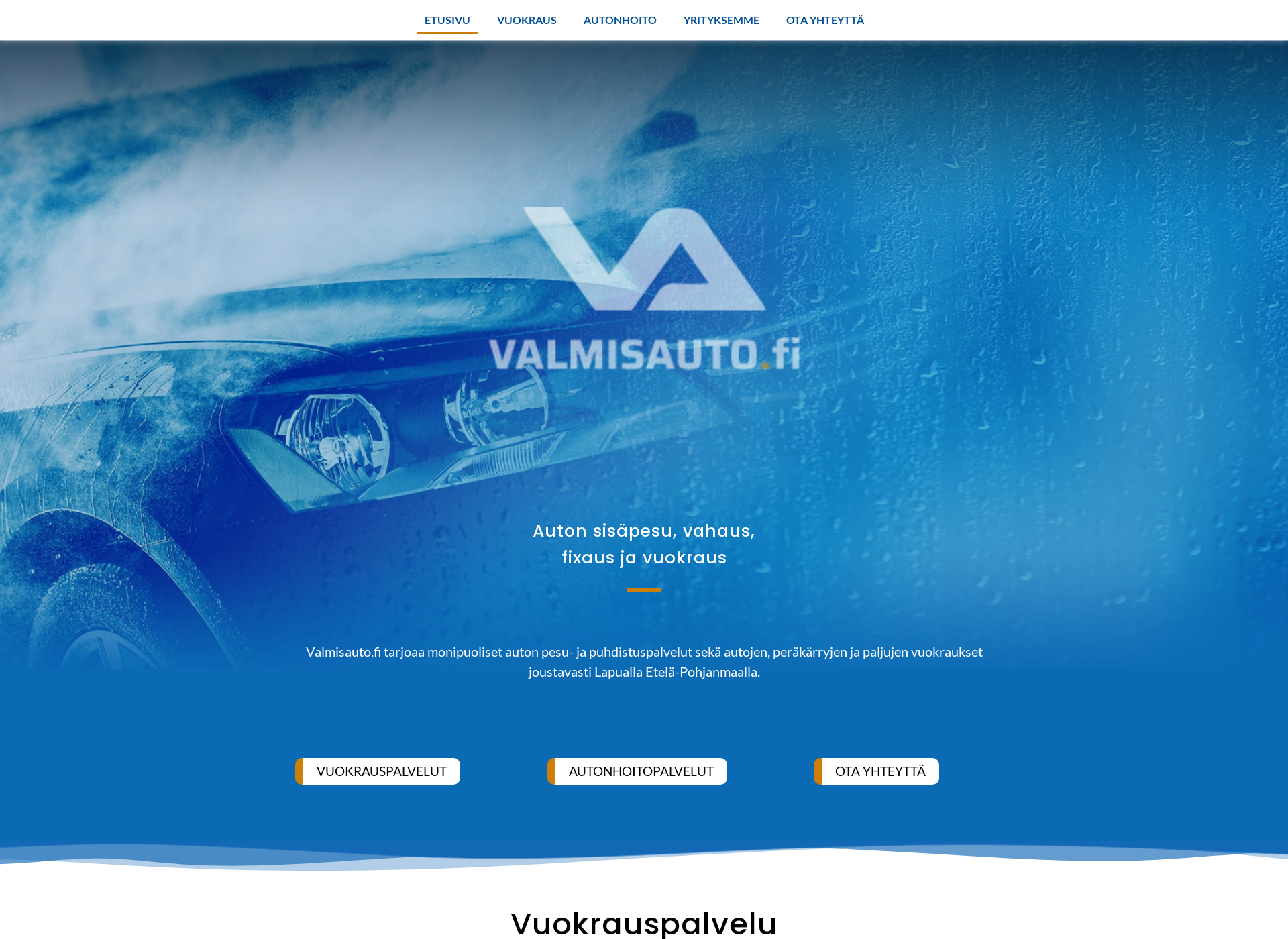 Screenshot for valmisauto.fi