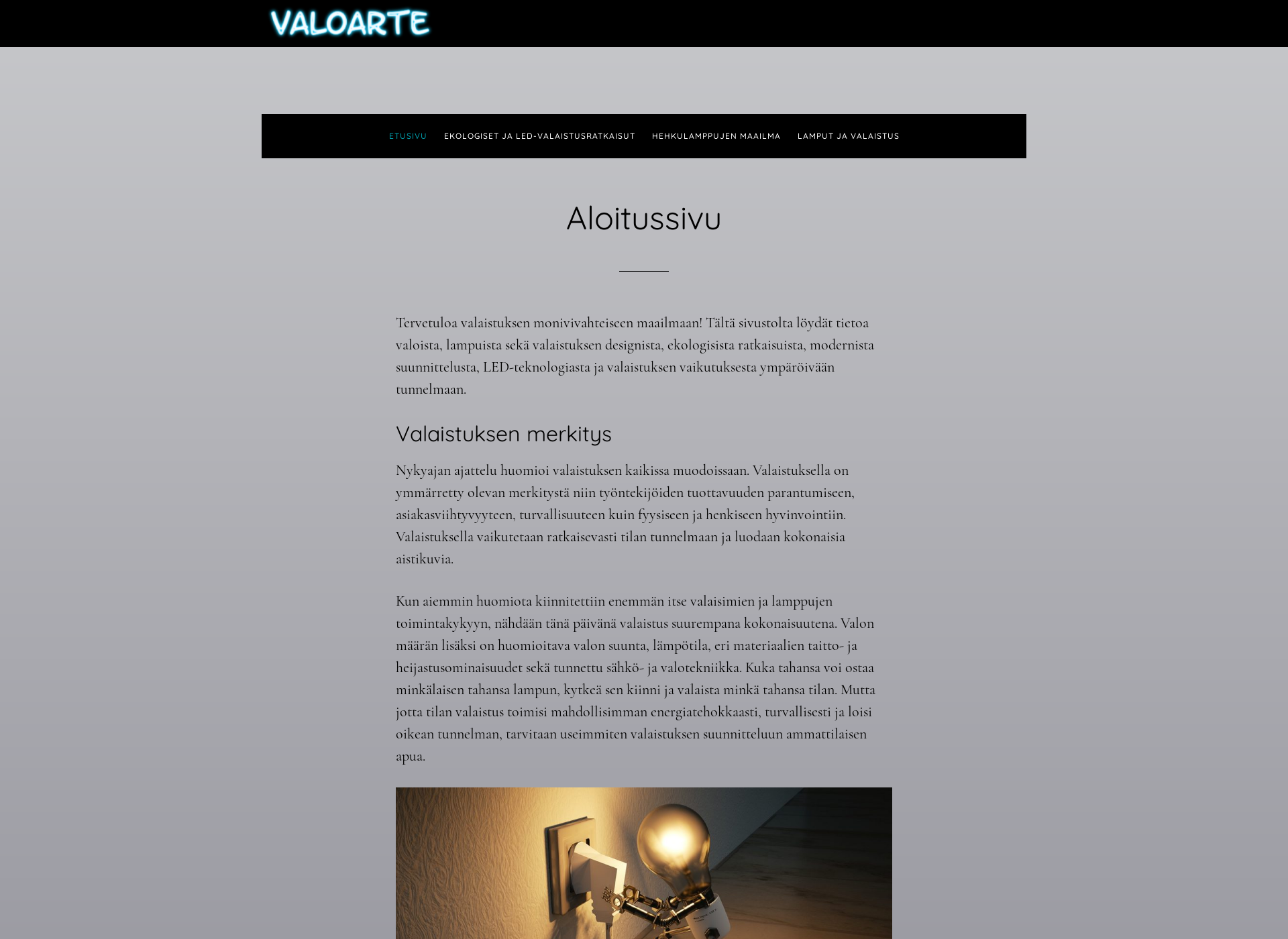 Screenshot for valoarte.fi
