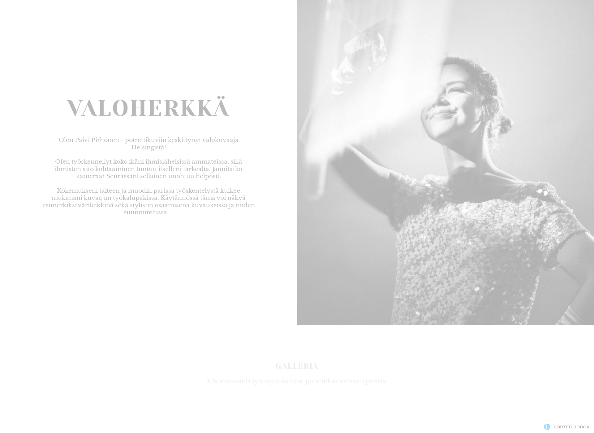 Screenshot for valoherkka.fi