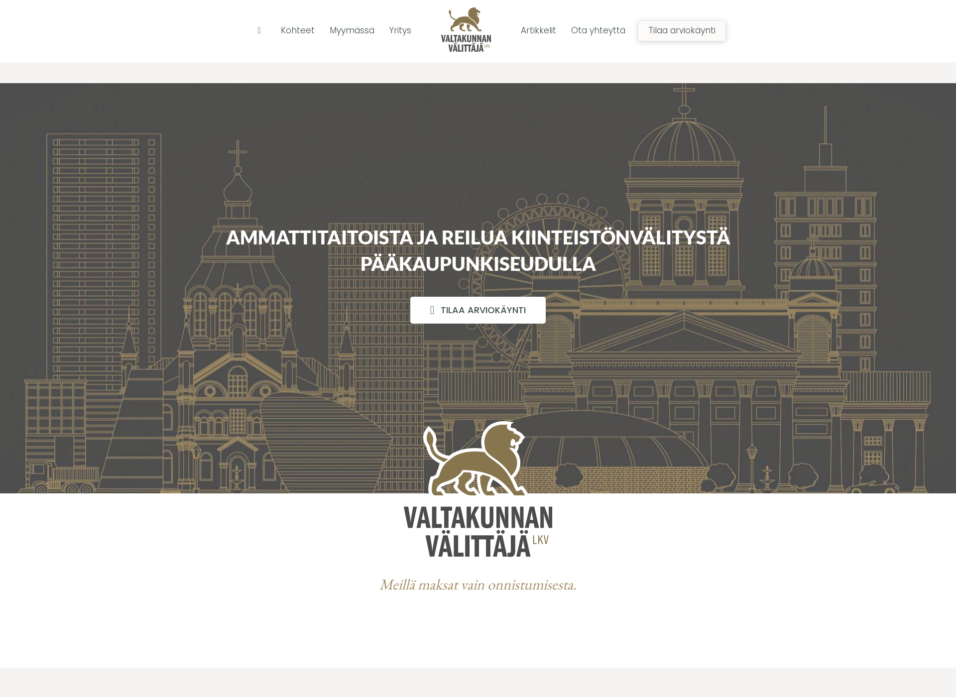 Screenshot for valtakunnan.fi