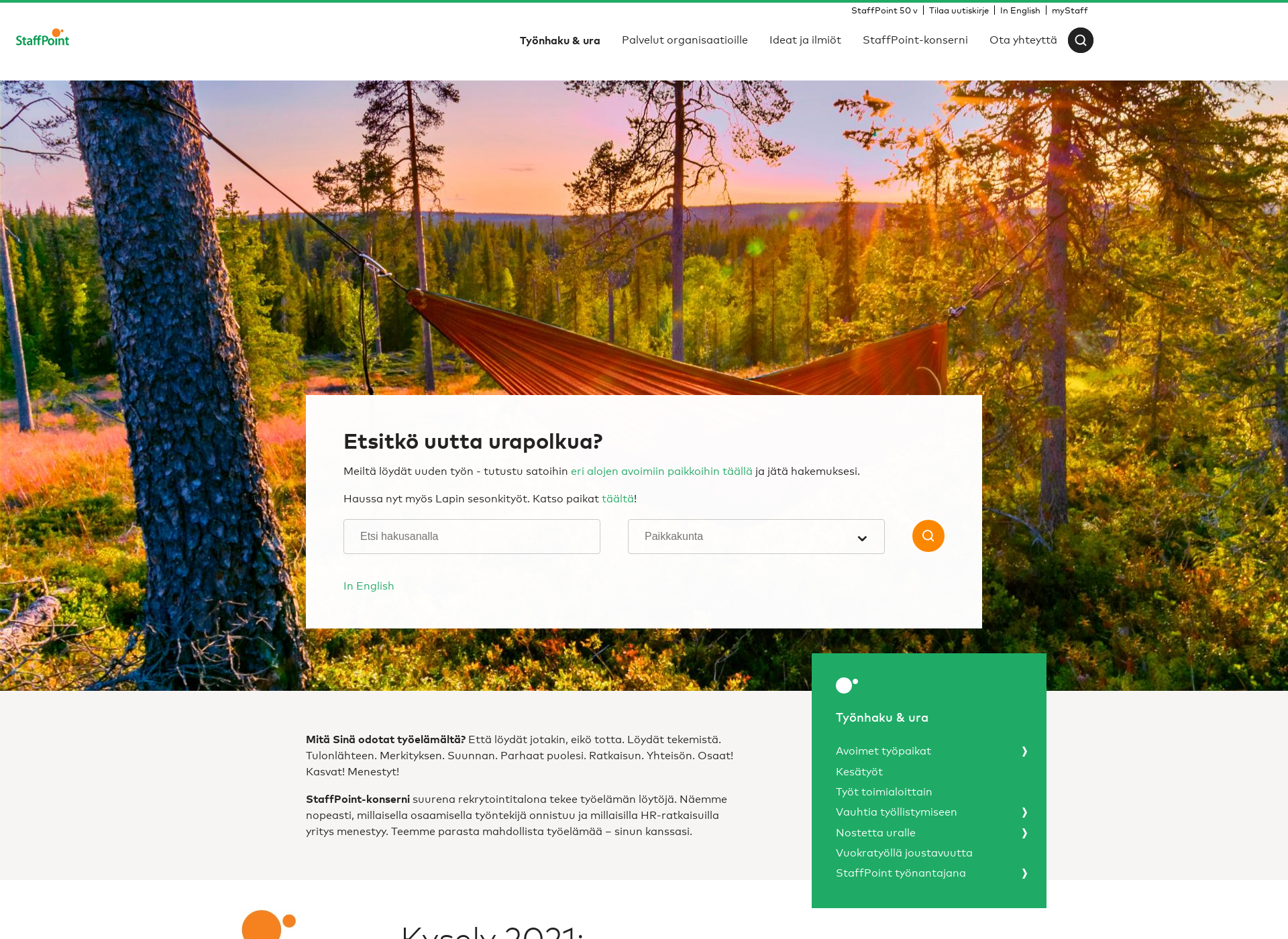 Screenshot for valttihr.fi