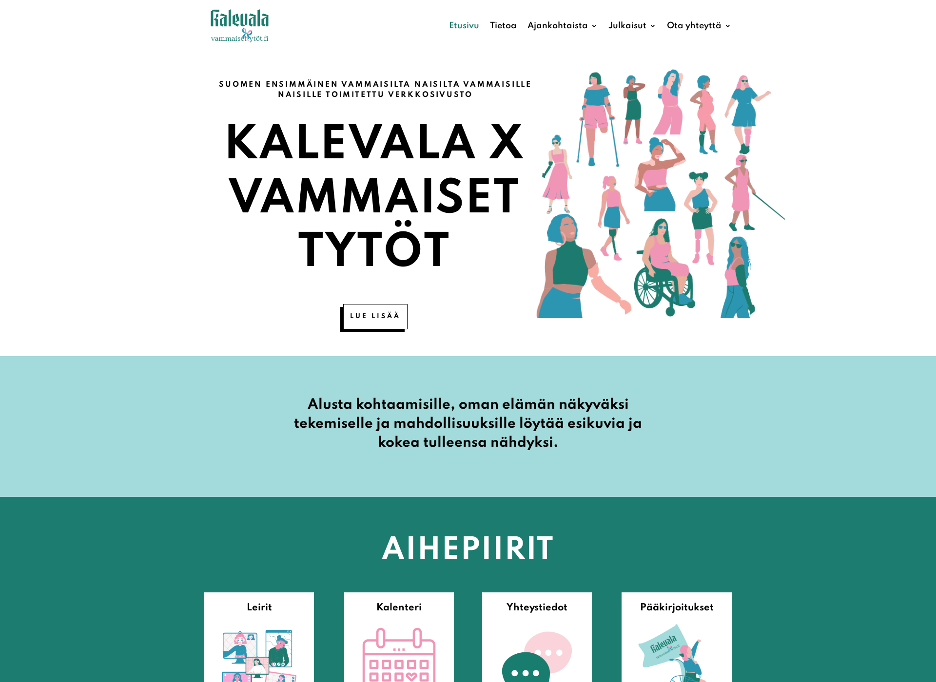 Screenshot for vammaisettytot.fi