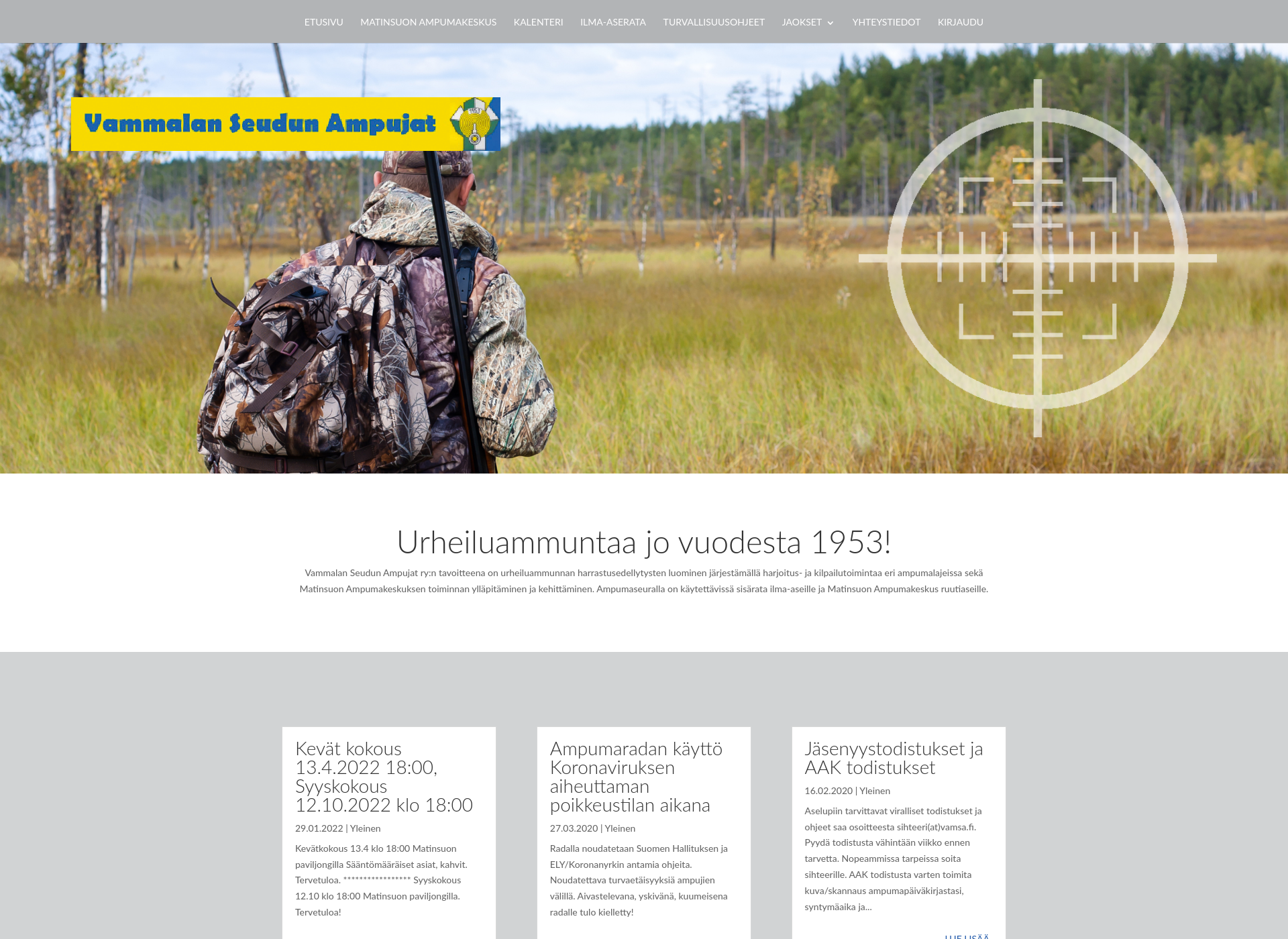 Screenshot for vamsa.fi