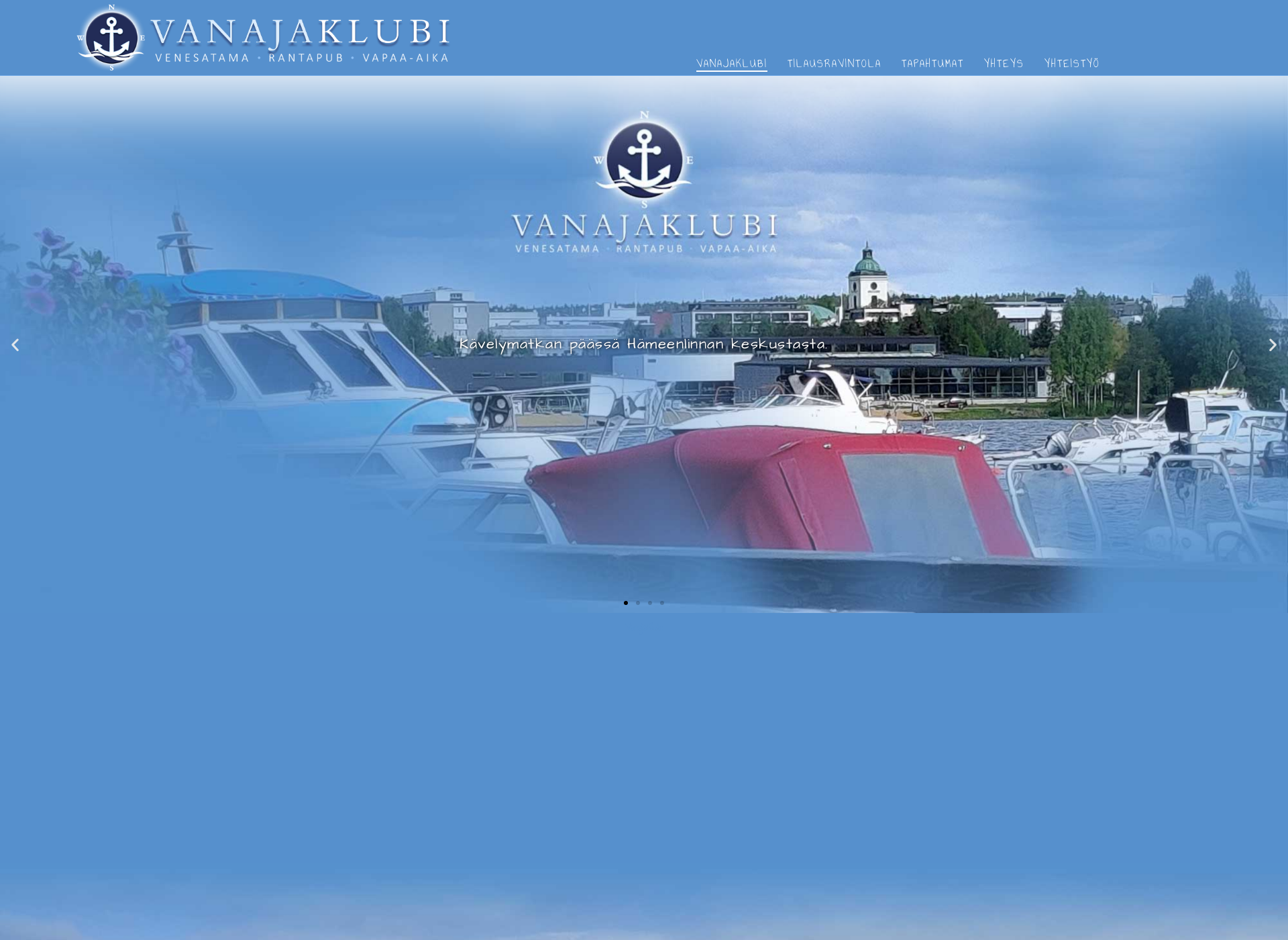 Screenshot for vanajaklubi.fi