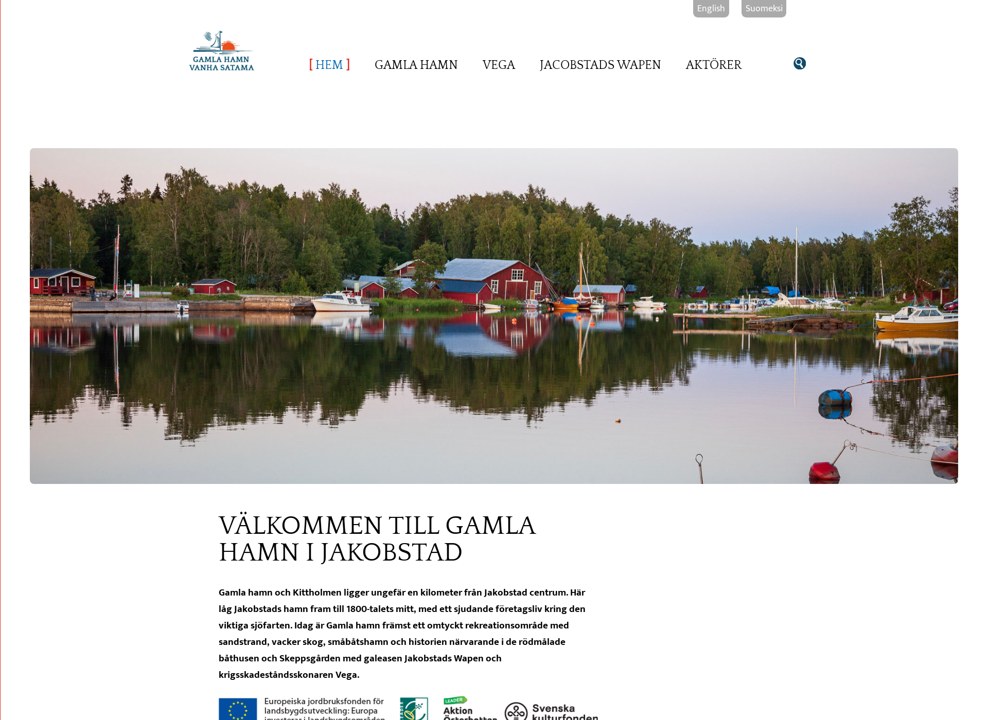 Screenshot for vanha-satama.fi