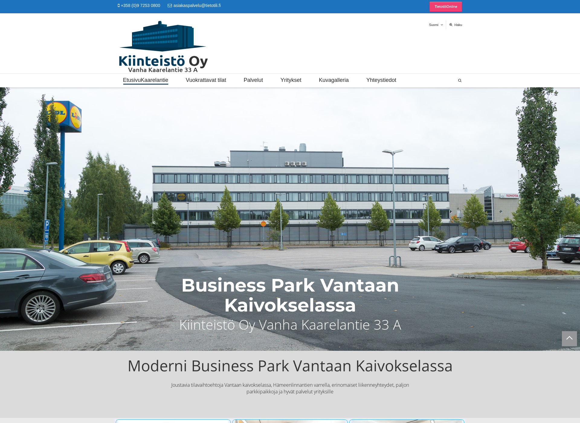 Screenshot for vanhakaarelantie33.fi