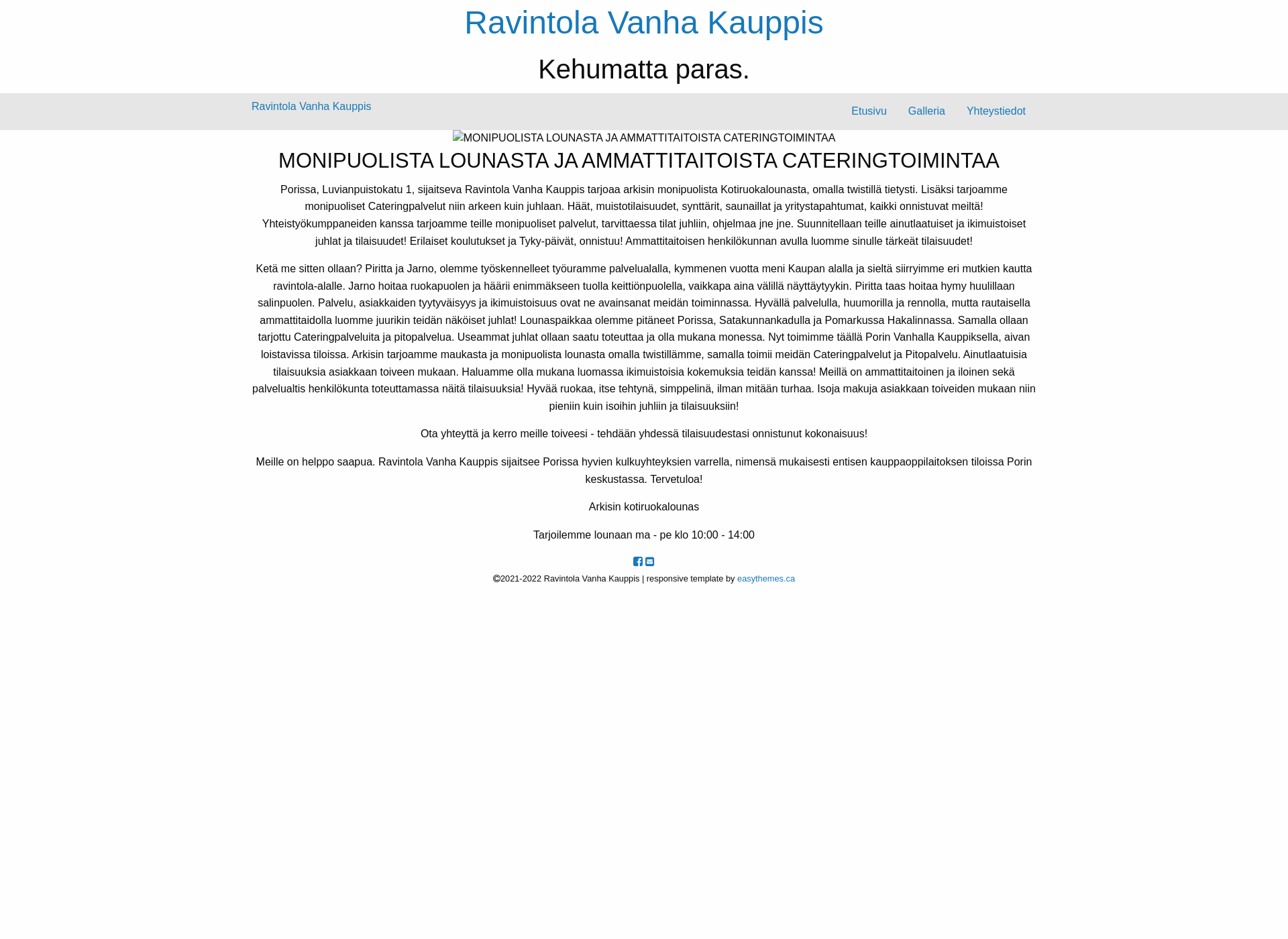 Screenshot for vanhakauppis.fi