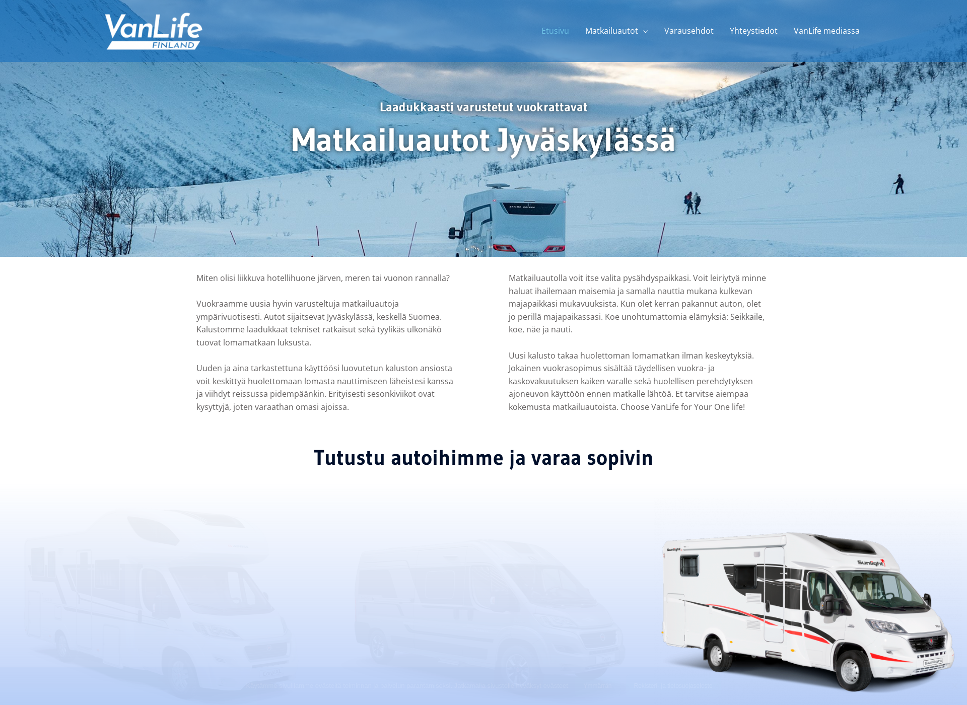 Skärmdump för vanlifefinland.fi