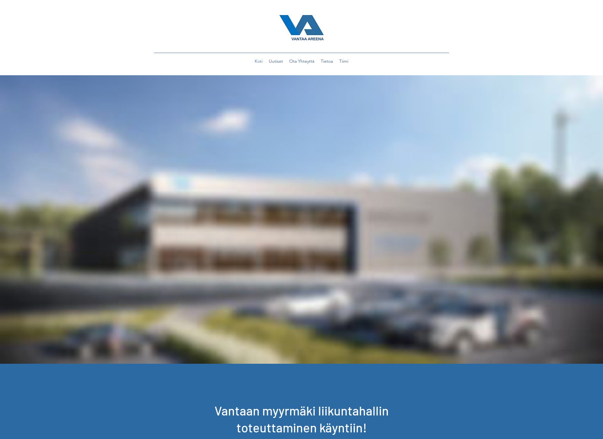 Screenshot for vantaa-areena.fi