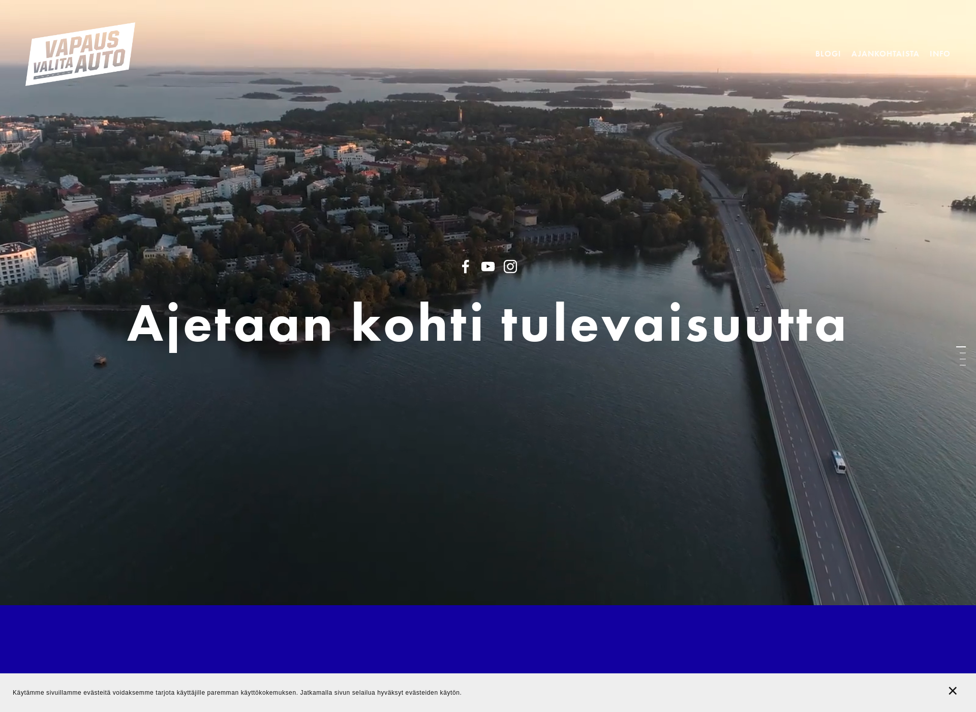 Screenshot for vapausvalitaauto.fi