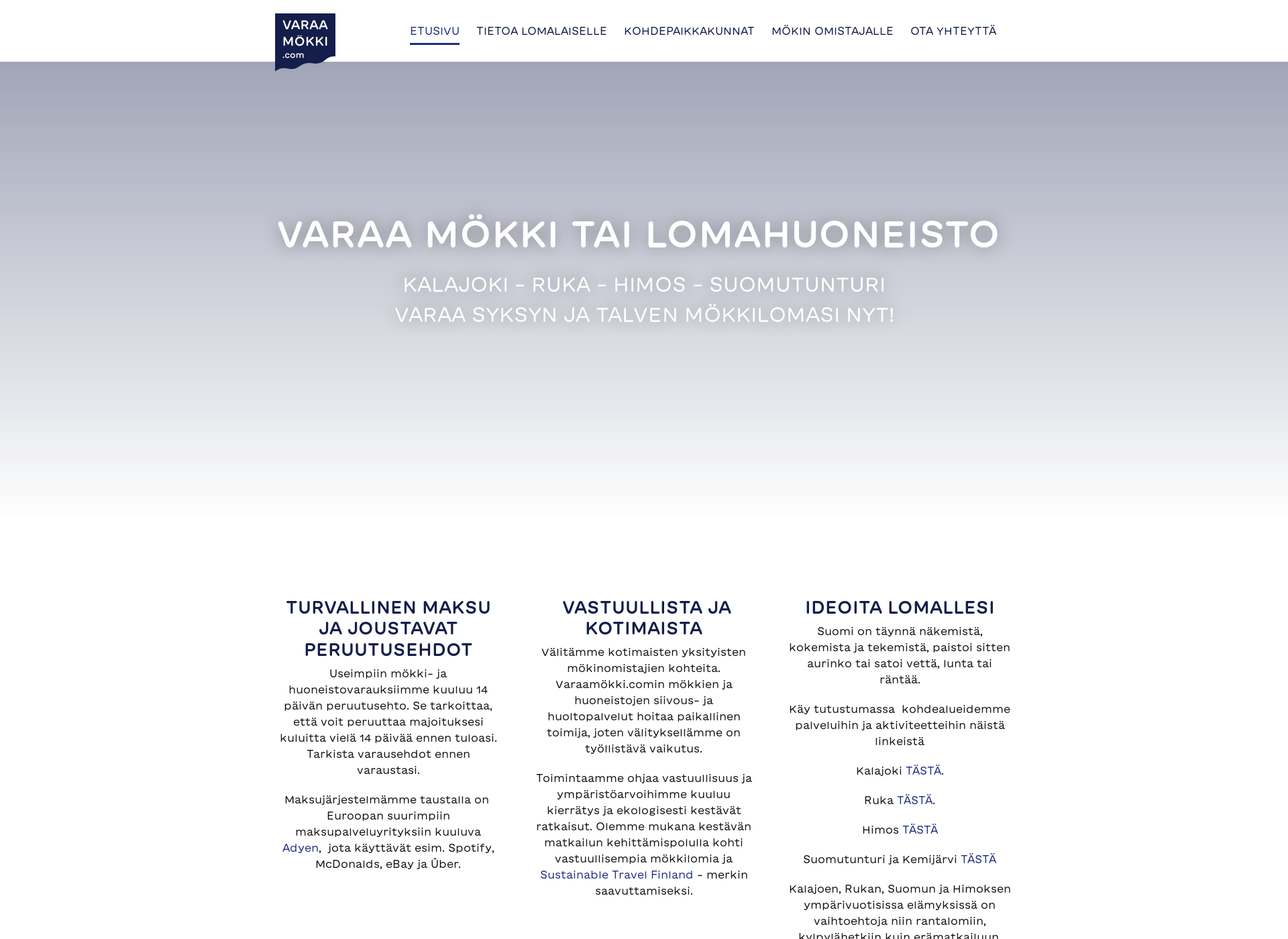 Screenshot for varaamokki.com