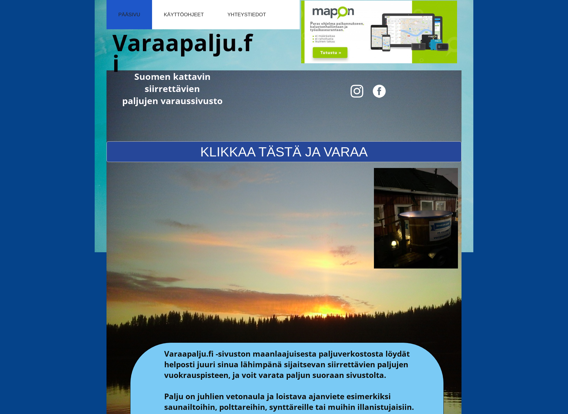 Screenshot for varaapalju.fi
