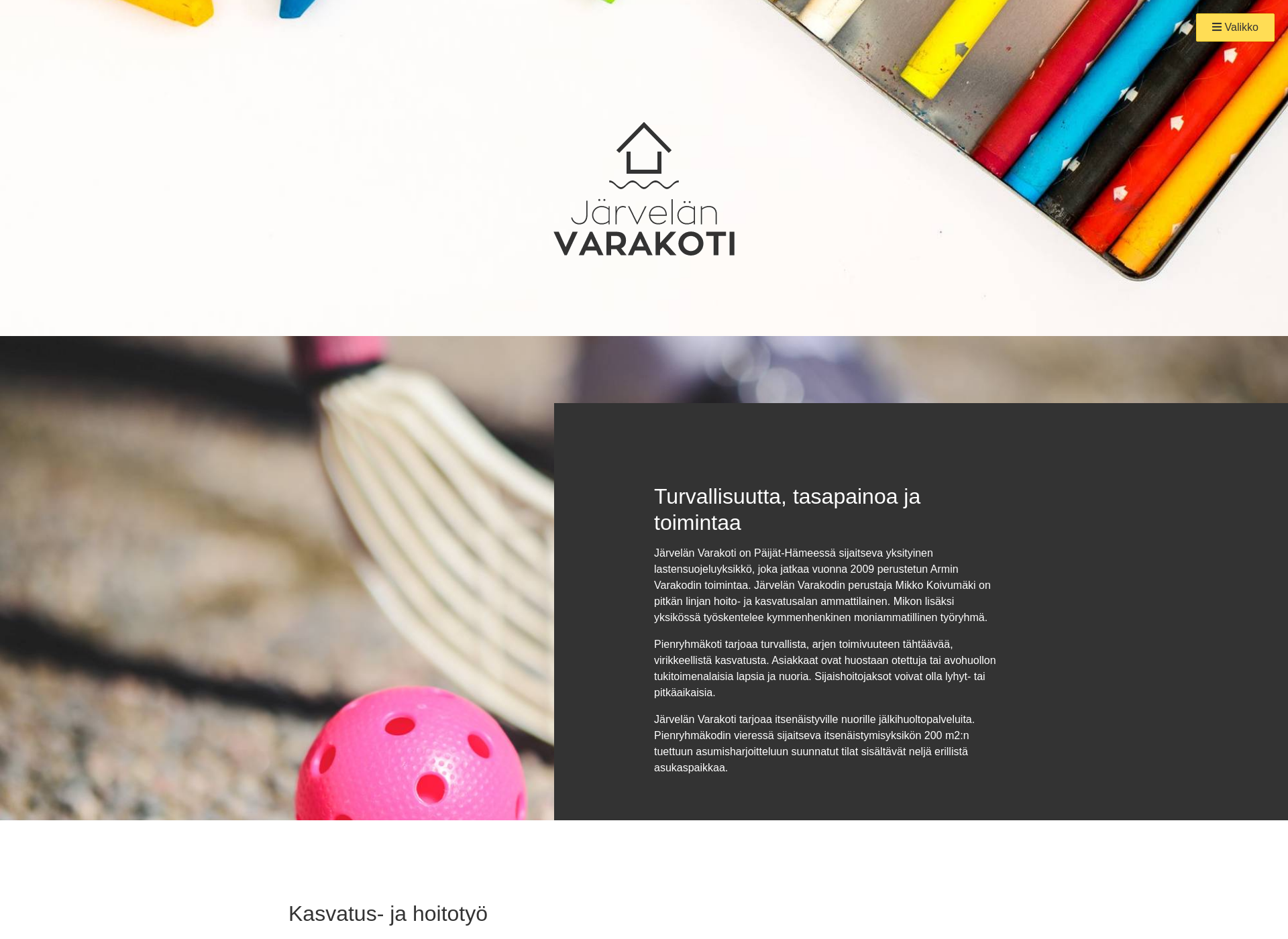Screenshot for varakoti.fi