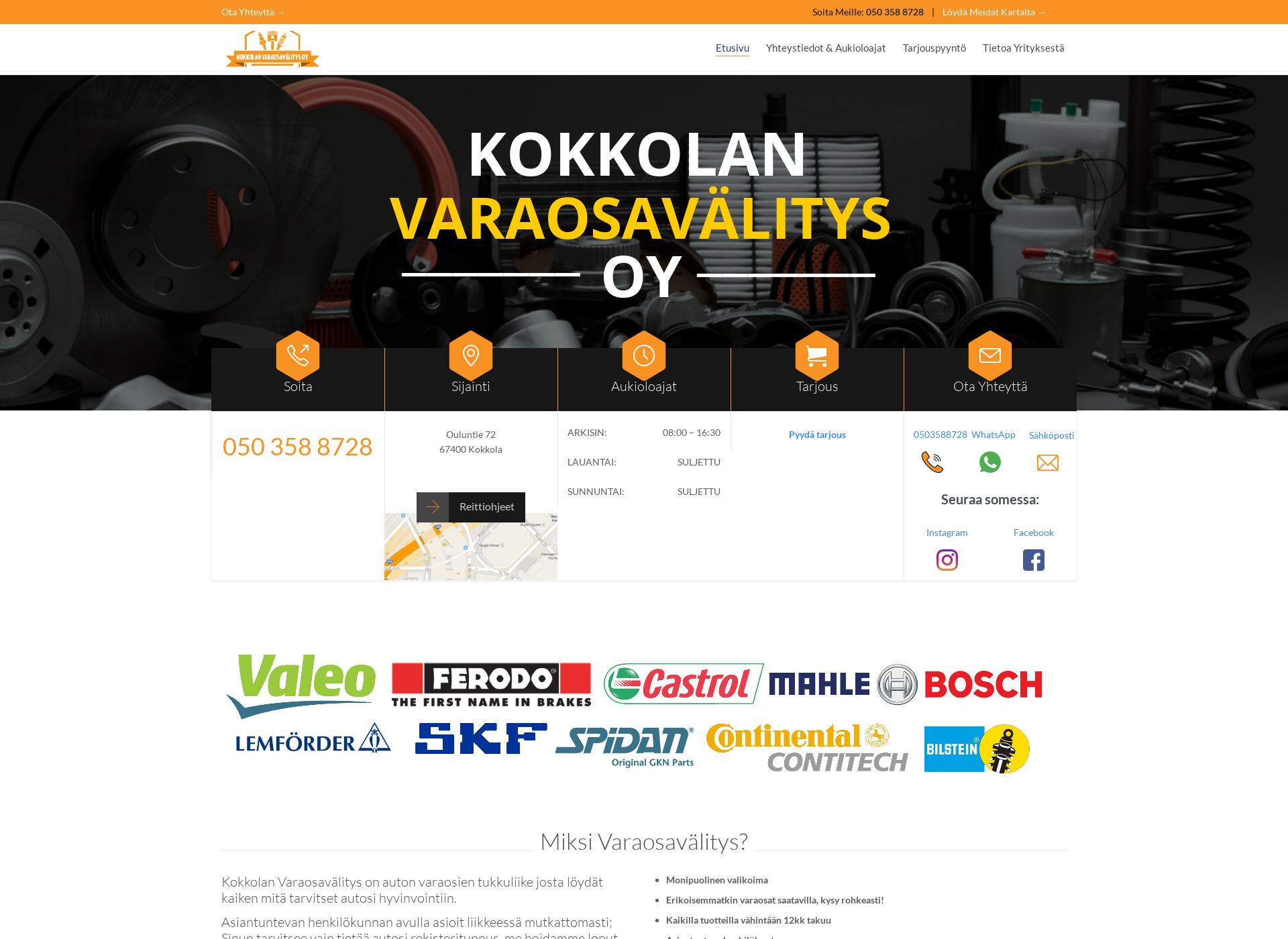 Screenshot for varaosavälitys.fi