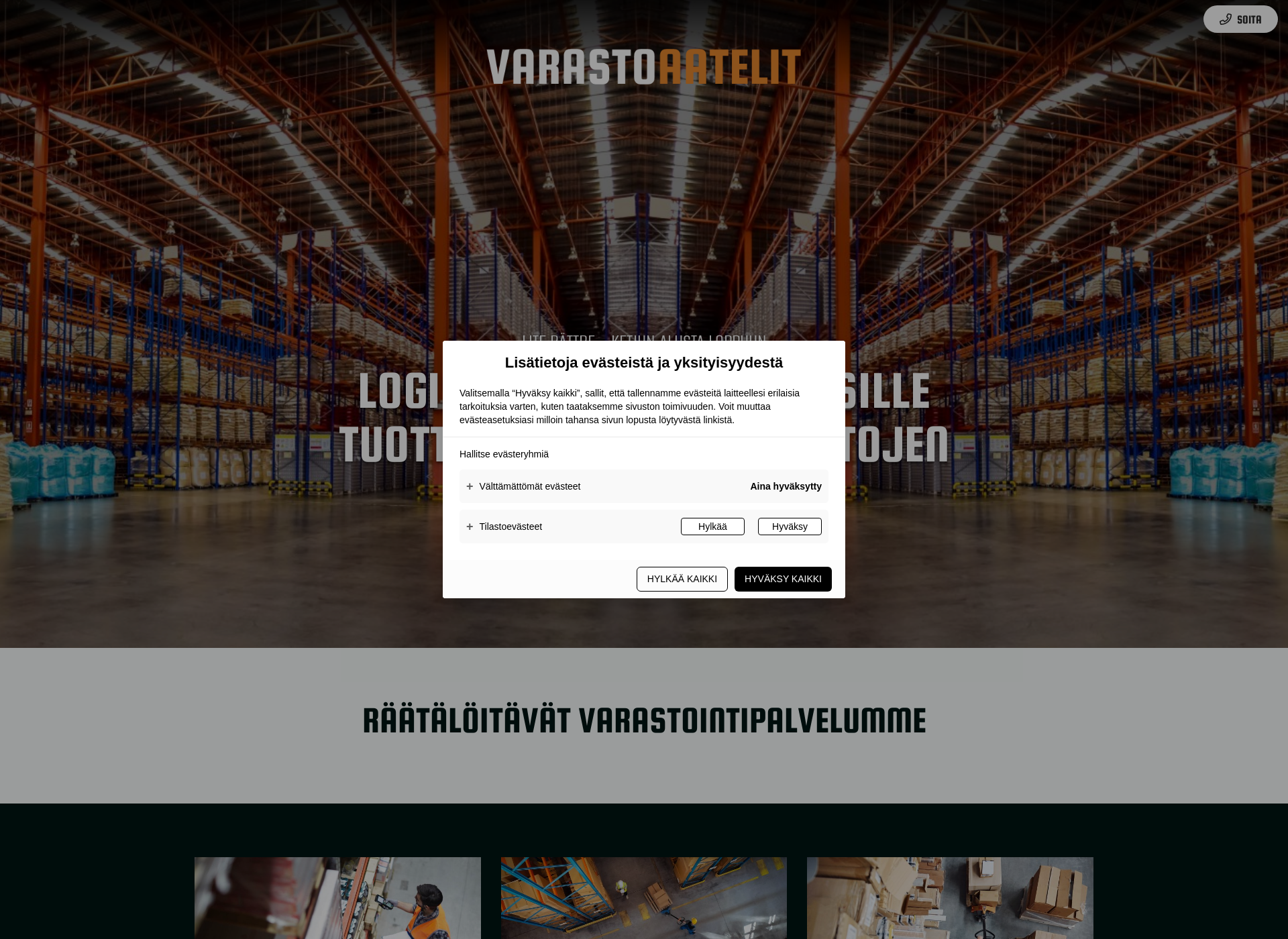 Screenshot for varastoaatelit.fi