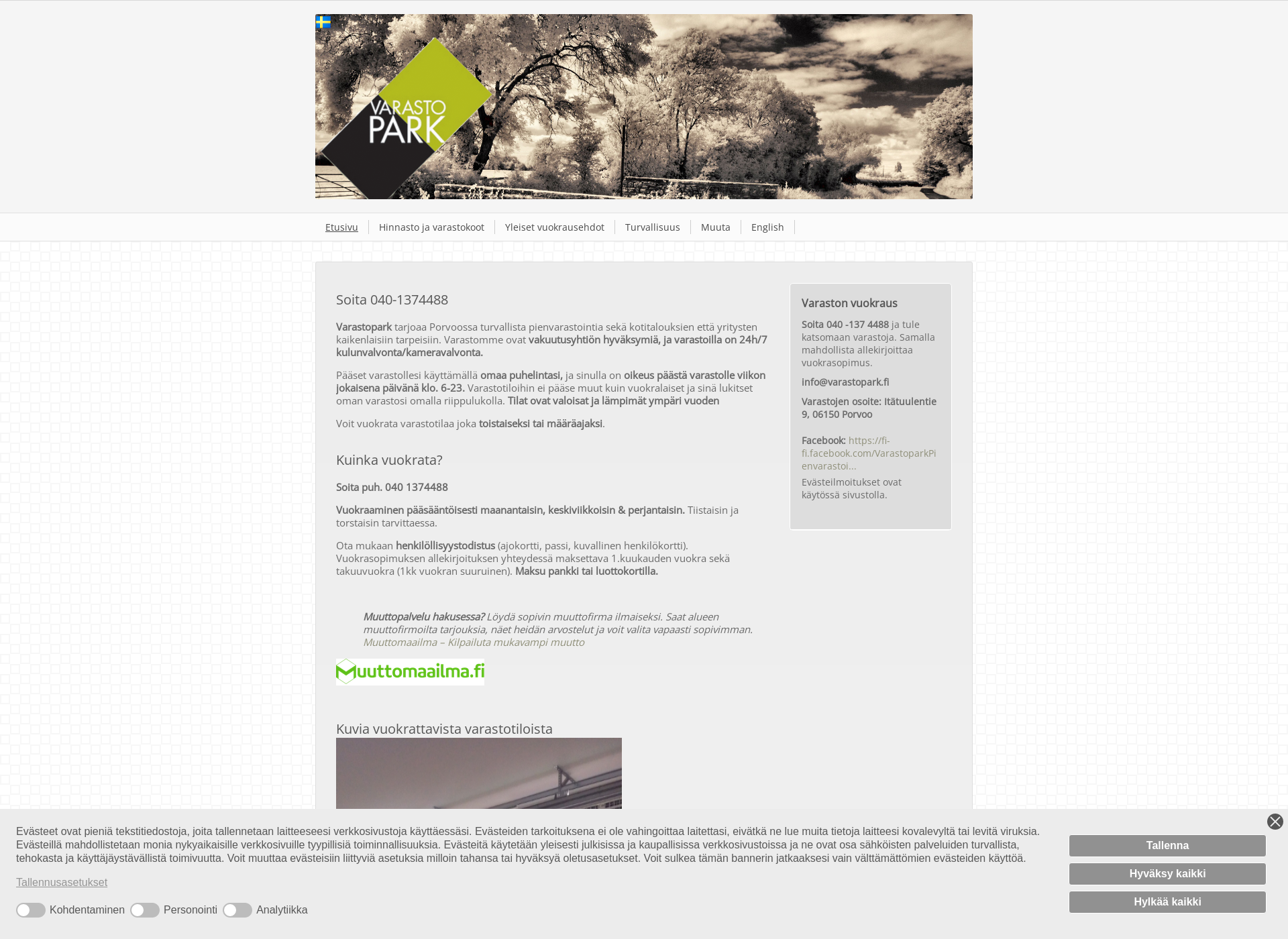 Screenshot for varastopark.fi