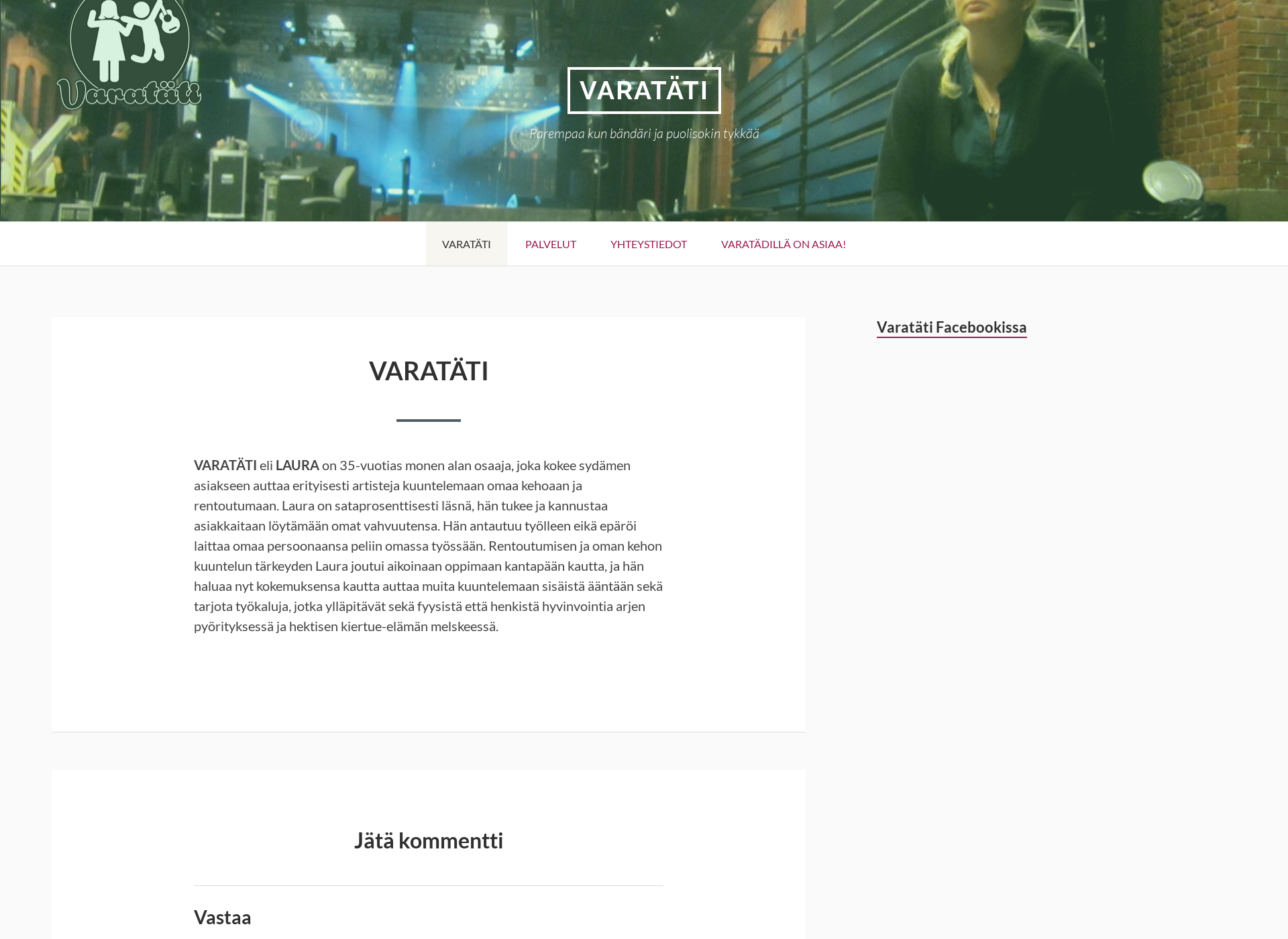 Screenshot for varatati.fi