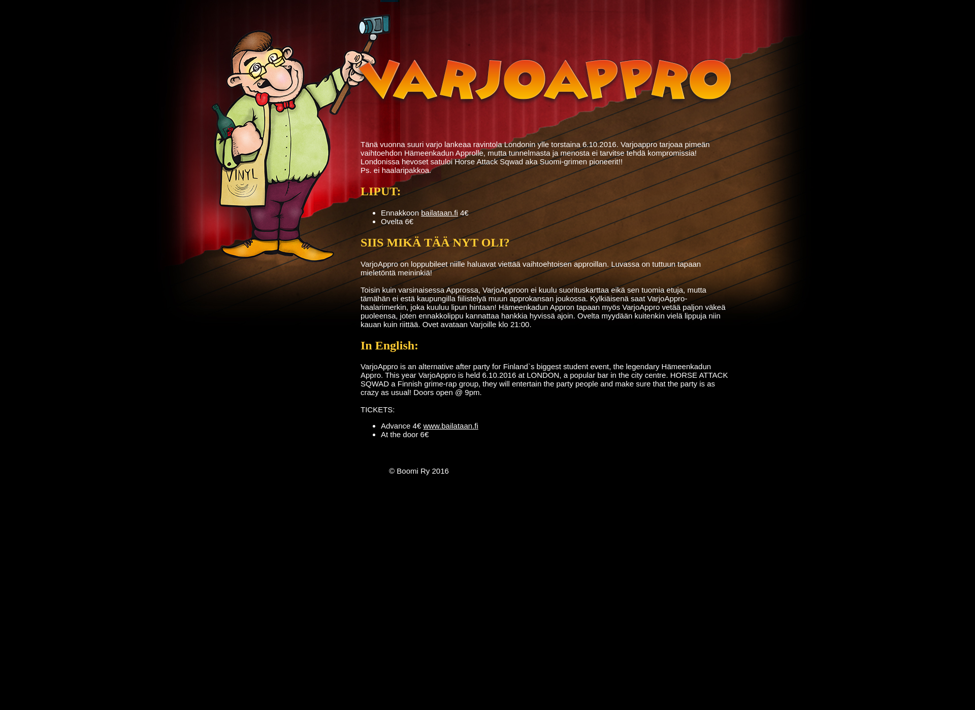 Screenshot for varjoappro.fi