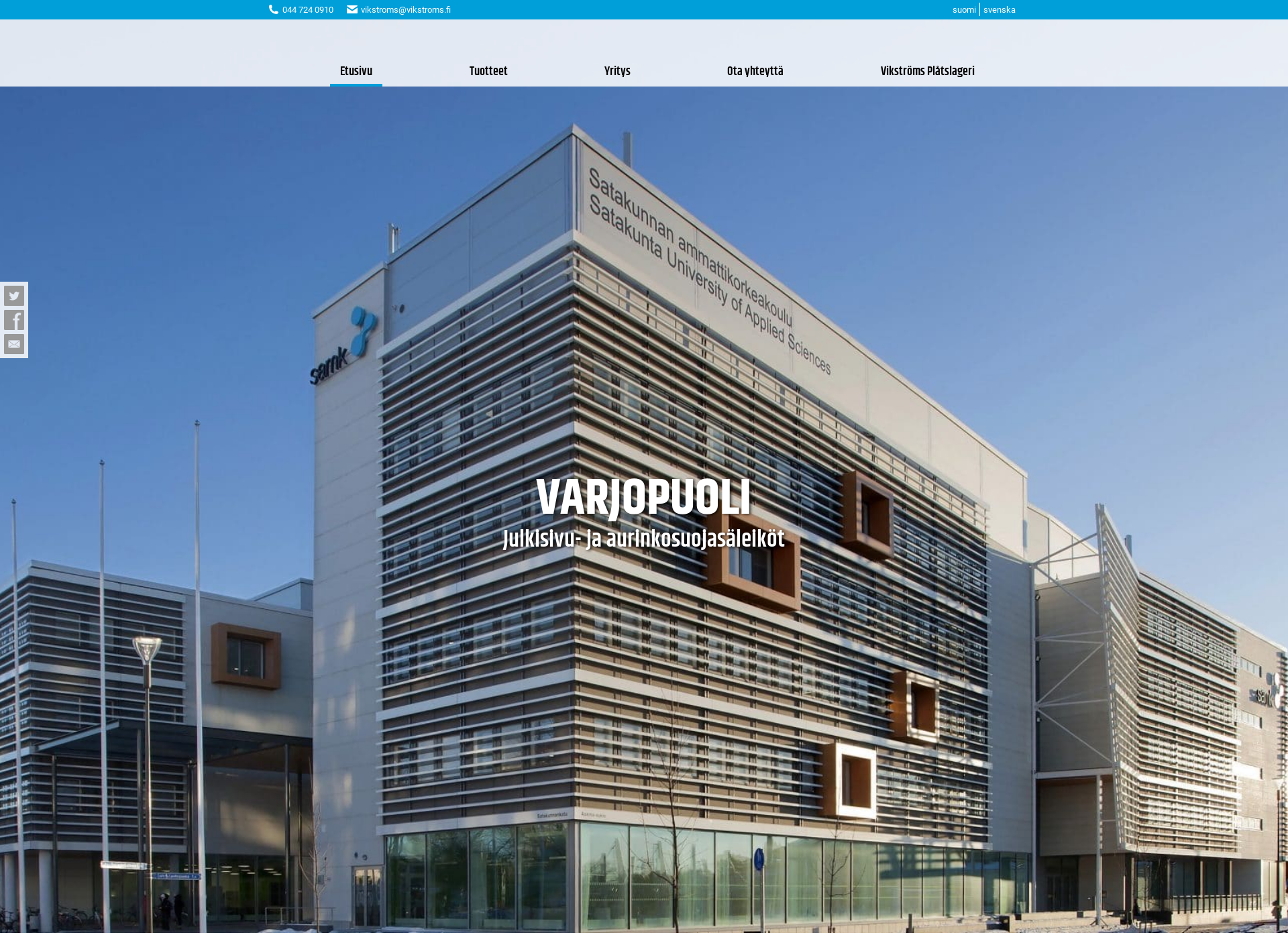 Screenshot for varjopuoli.fi