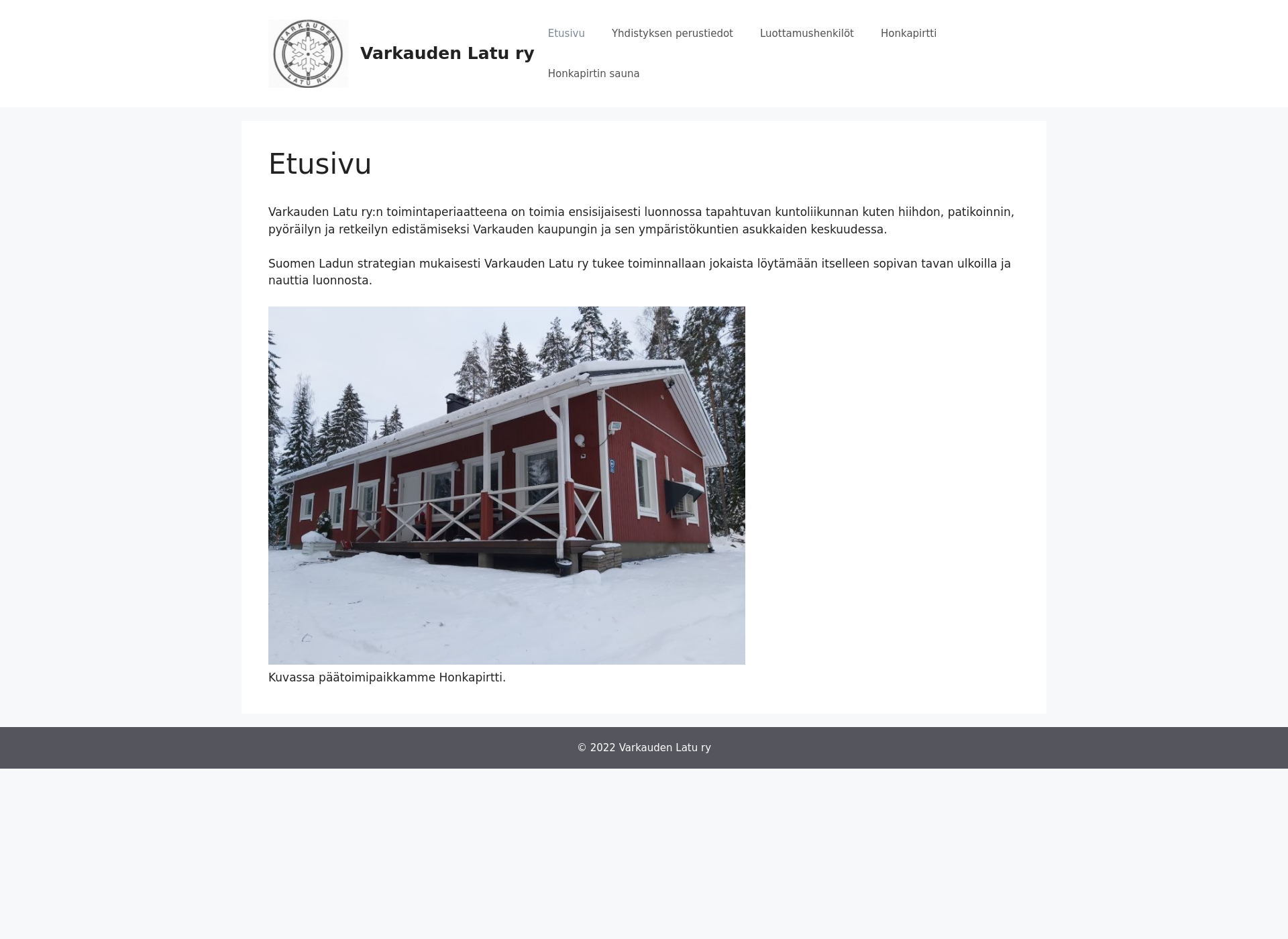 Screenshot for varkaudenlatu.fi
