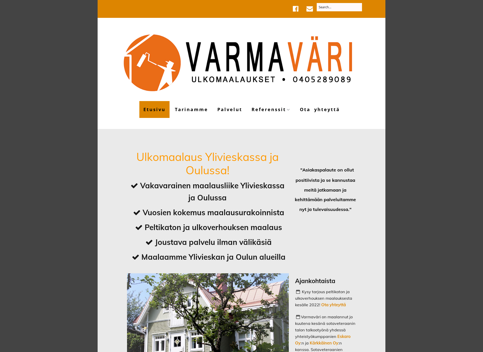 Screenshot for varmavari.fi