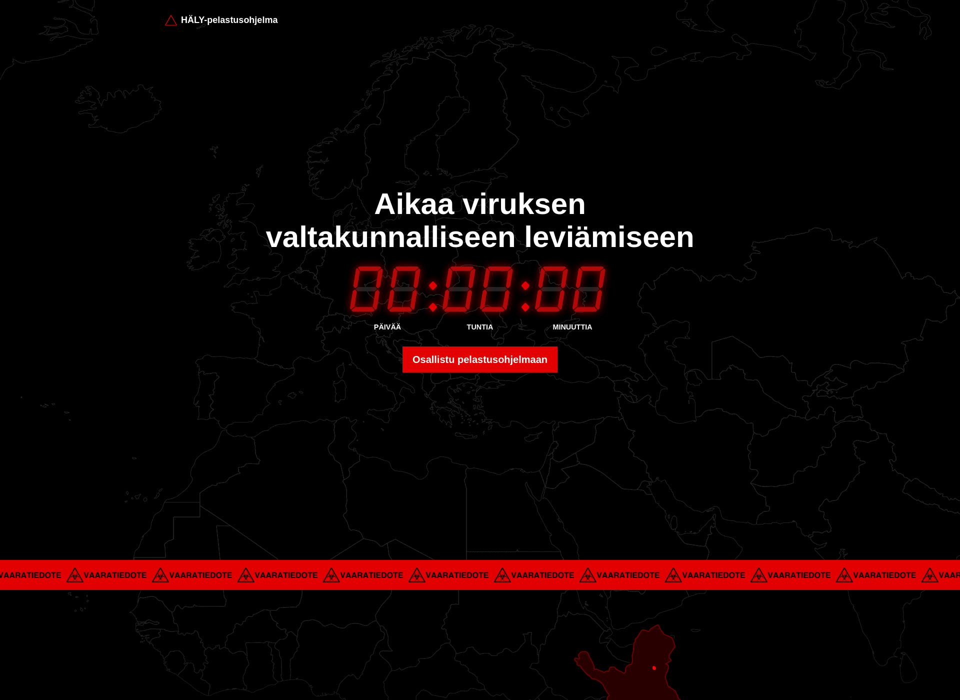 Screenshot for varoitukset.fi