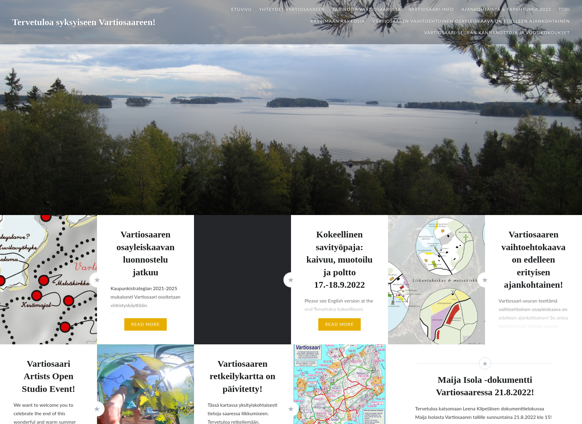 Screenshot for vartiosaari.fi