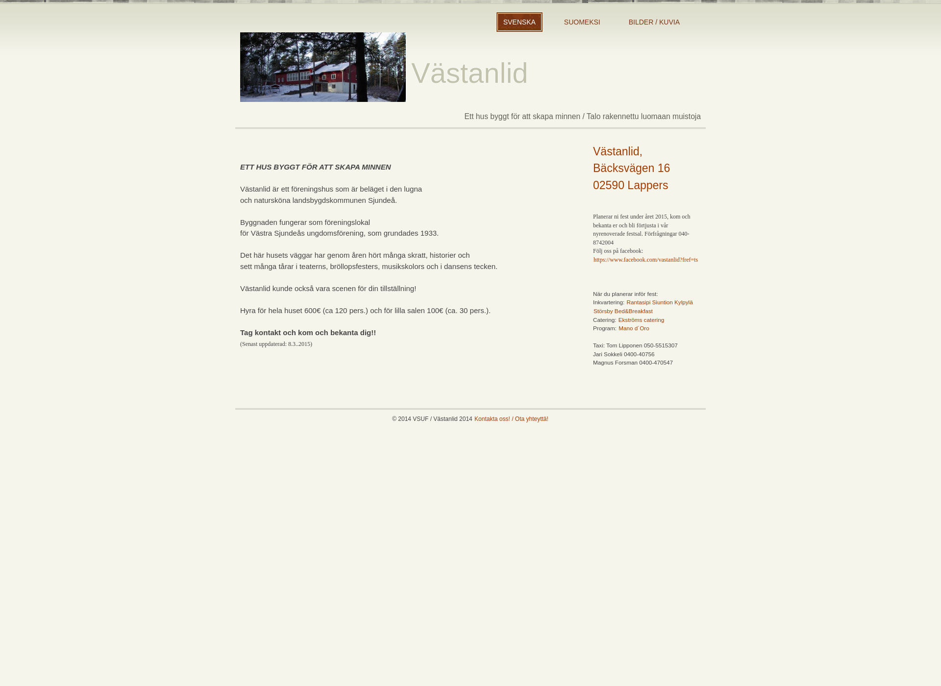 Screenshot for vastanlid.fi