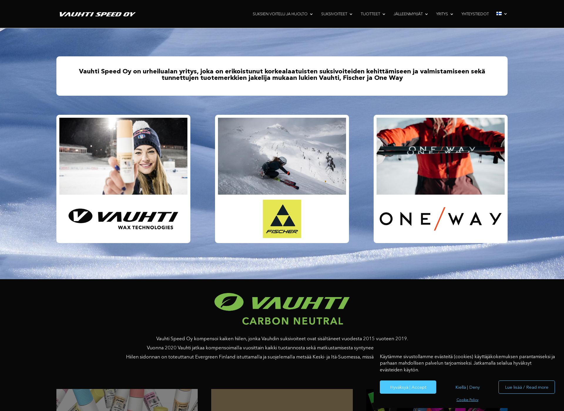 Screenshot for vauhti.fi