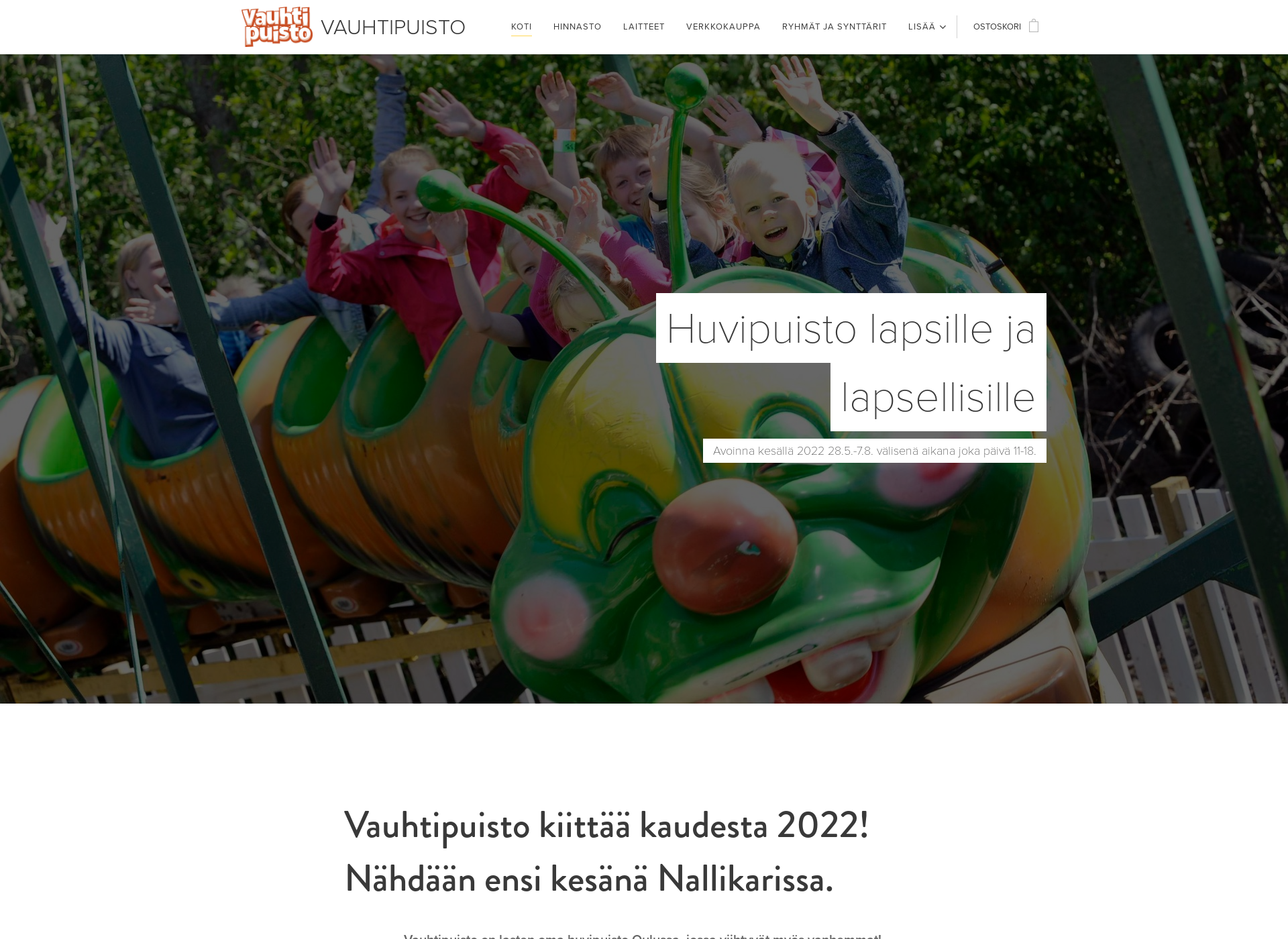Screenshot for vauhtipuisto.fi