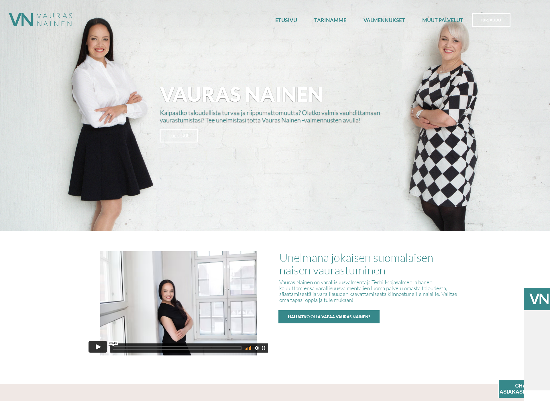 Screenshot for vauraat.fi