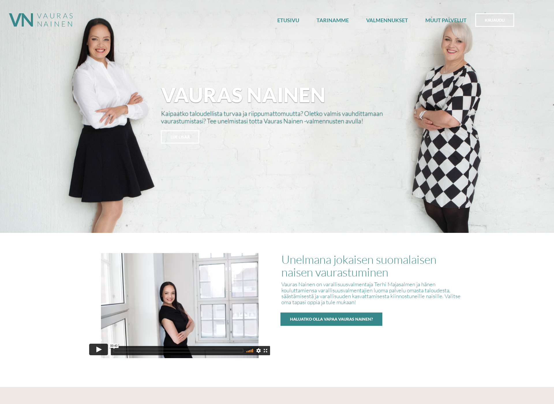 Screenshot for vaurasnainen.fi