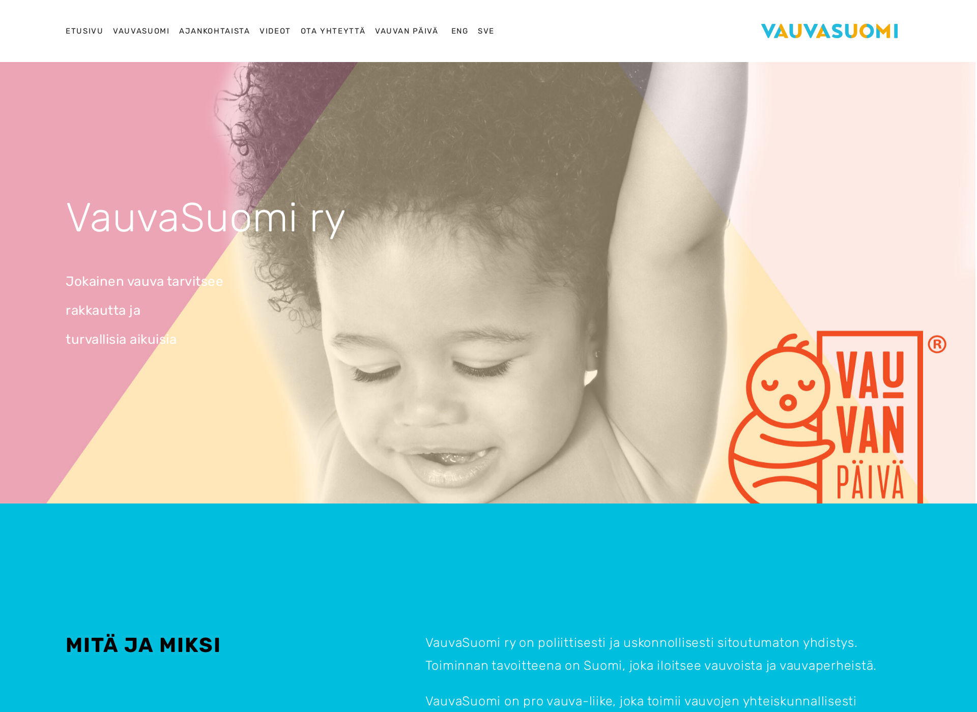 Screenshot for vauvanpäivä.fi