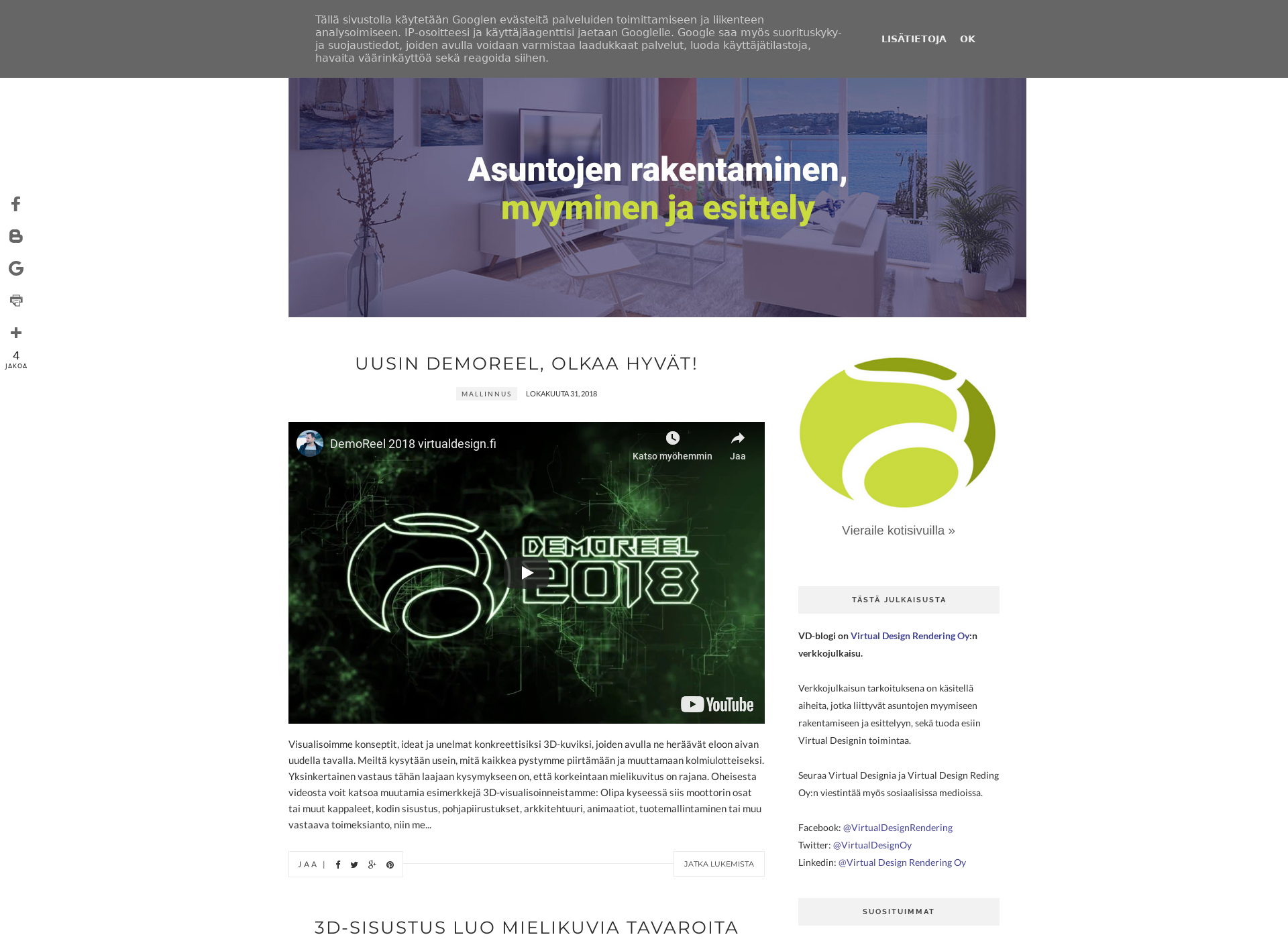 Screenshot for vdblogi.fi