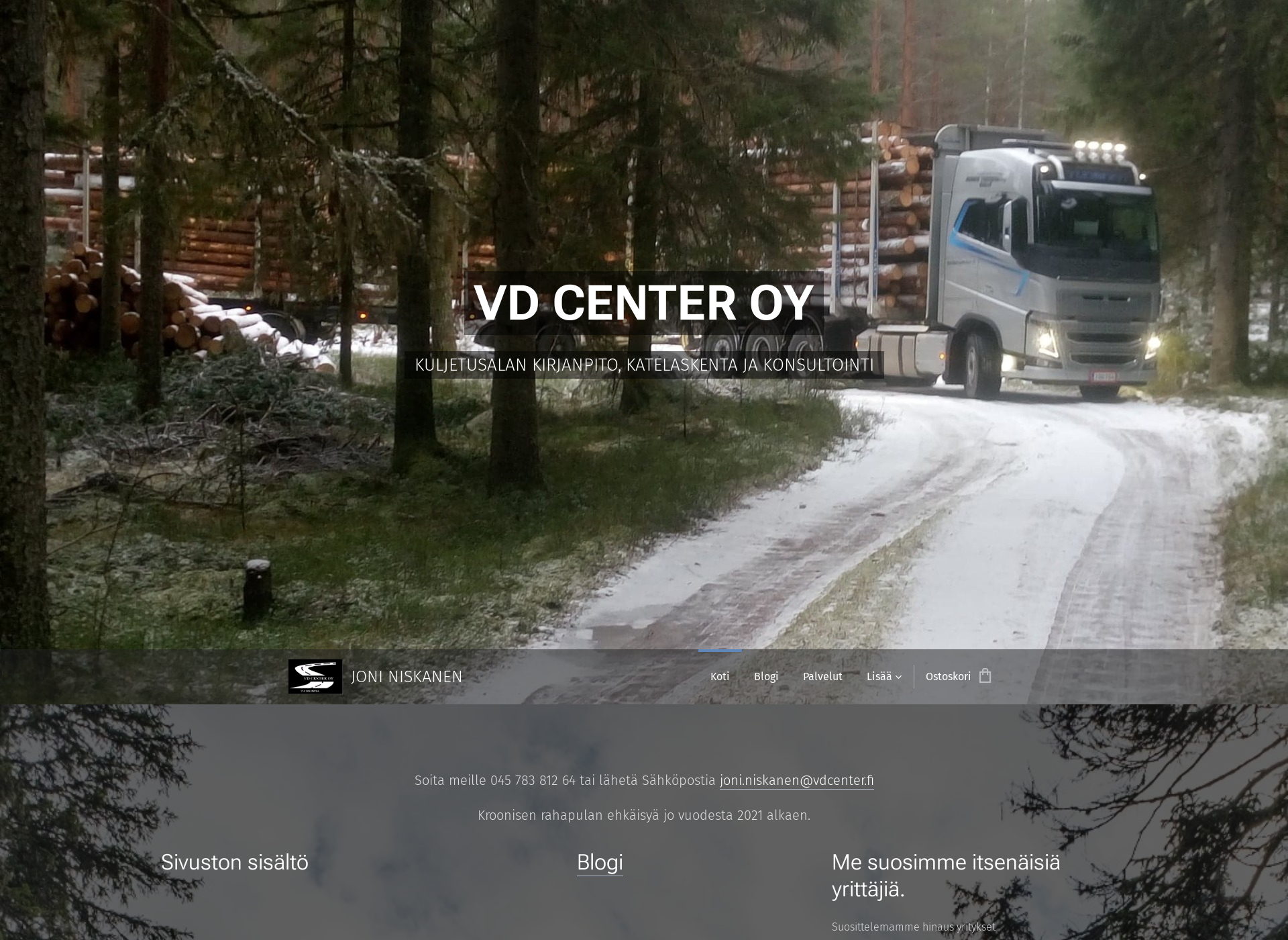 Screenshot for vdcenter.fi