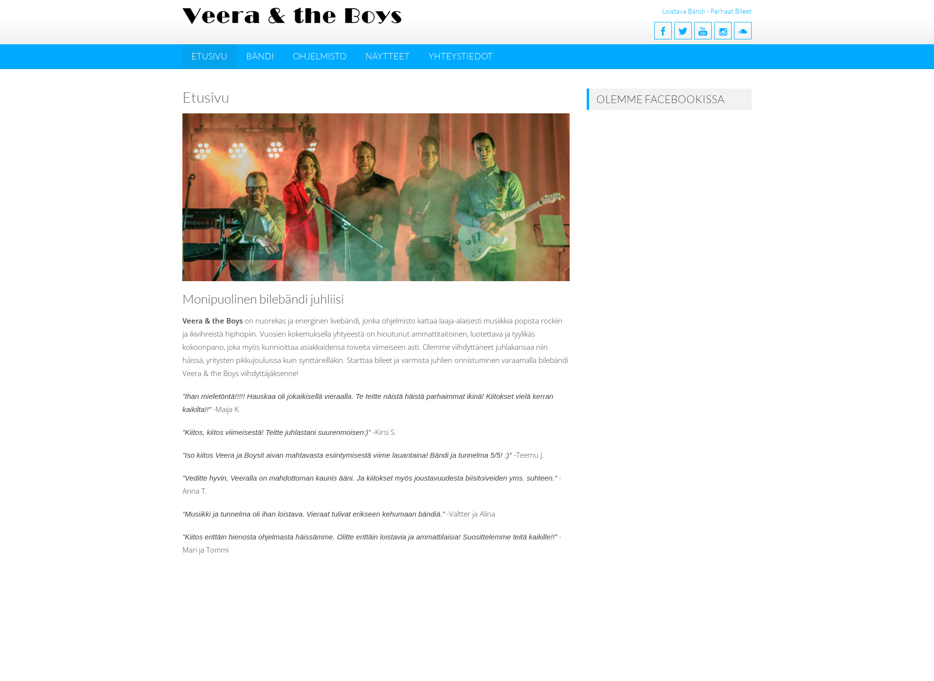 Screenshot for veeraboys.fi