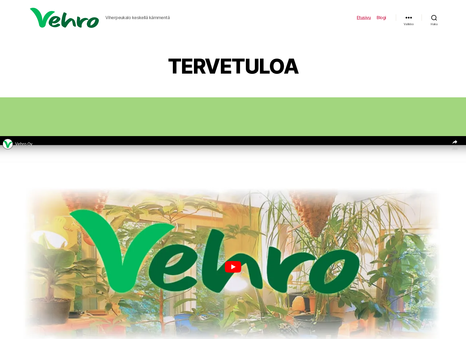 Screenshot for vehro.fi