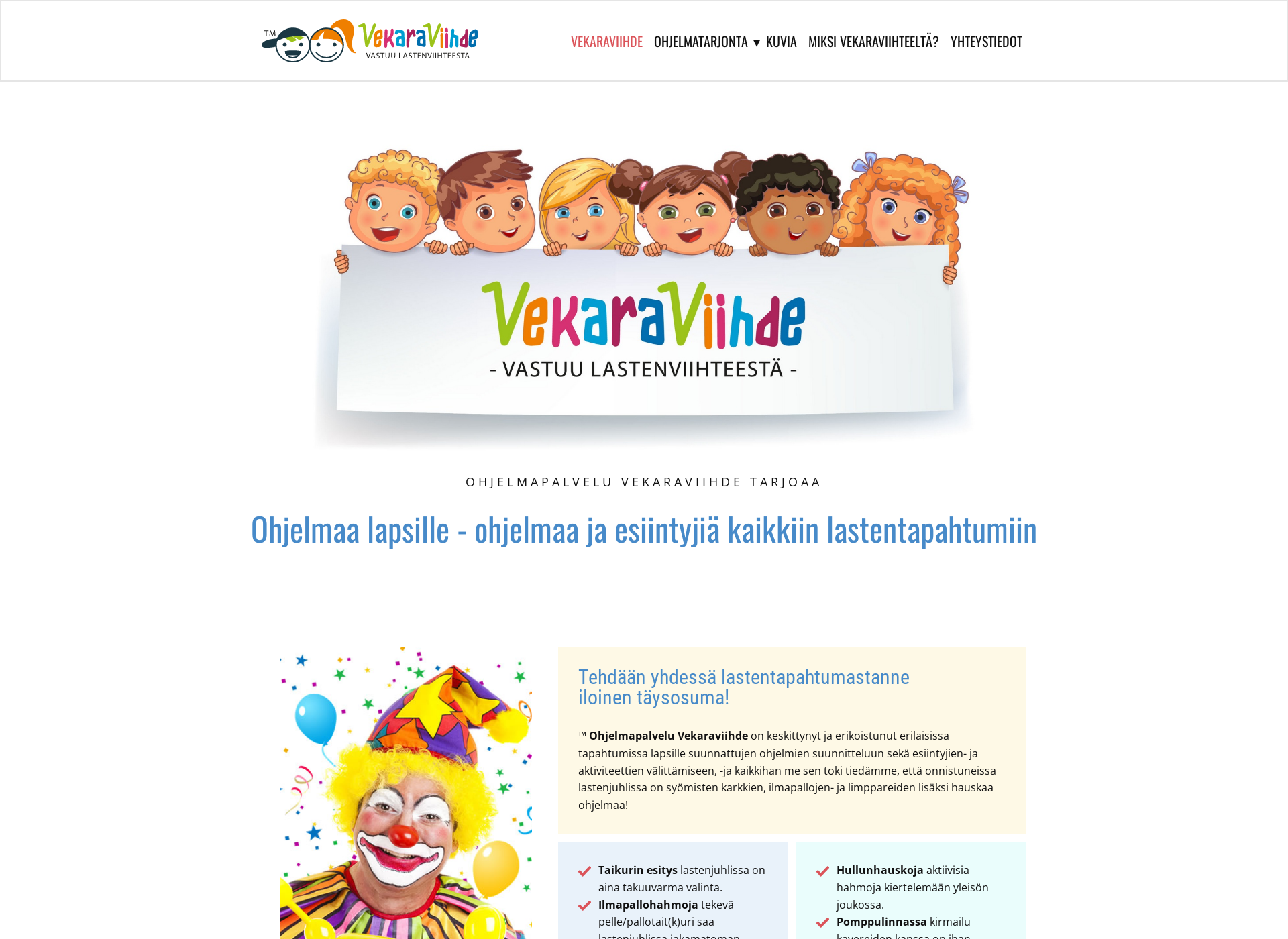 Screenshot for vekaraviihde.fi