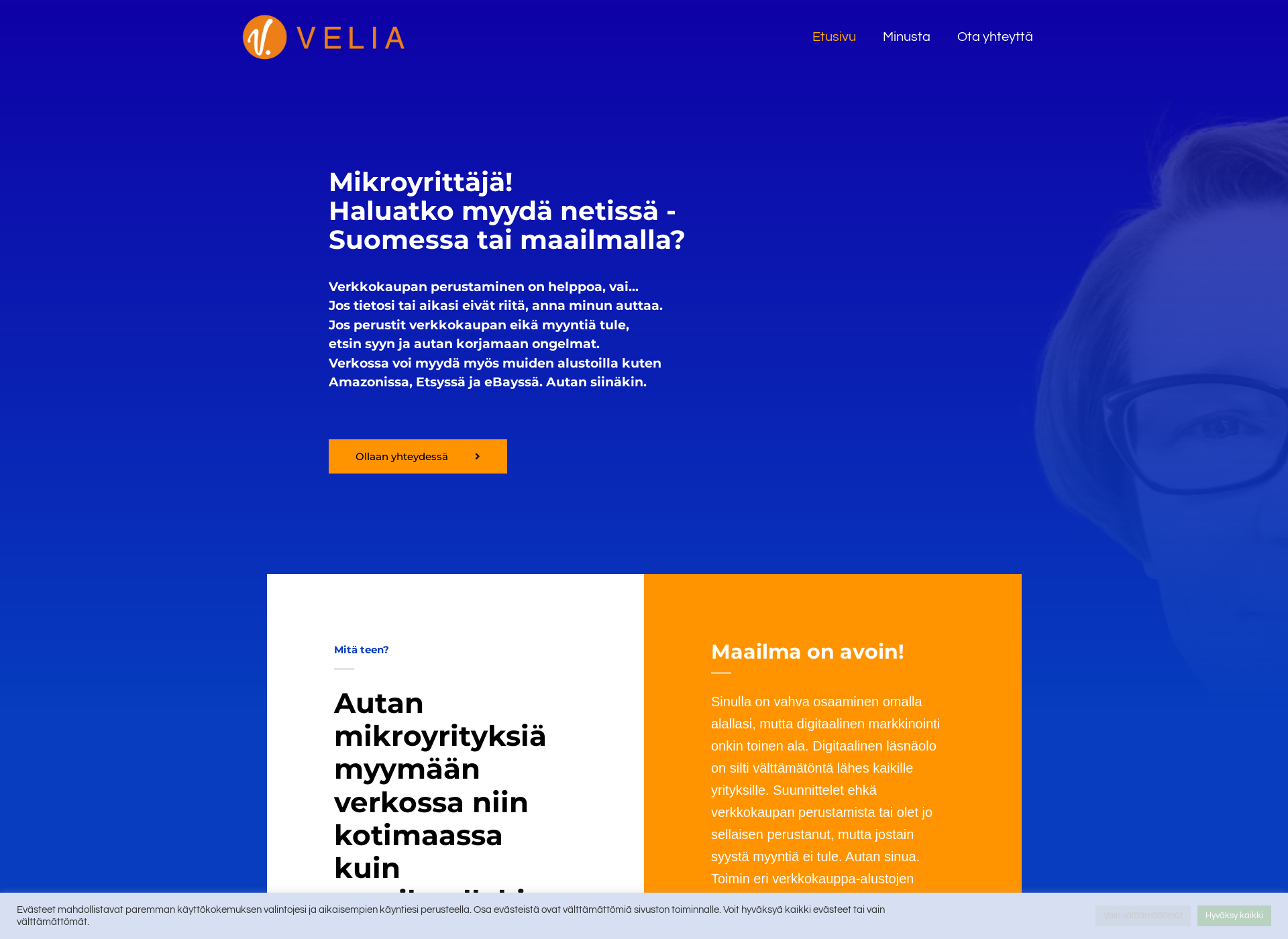 Screenshot for velia.fi