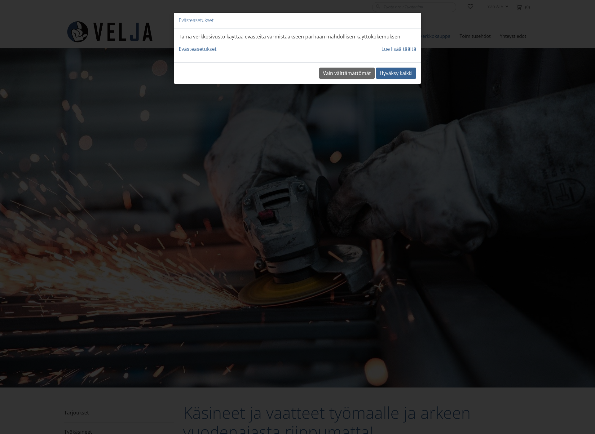 Screenshot for velja.fi