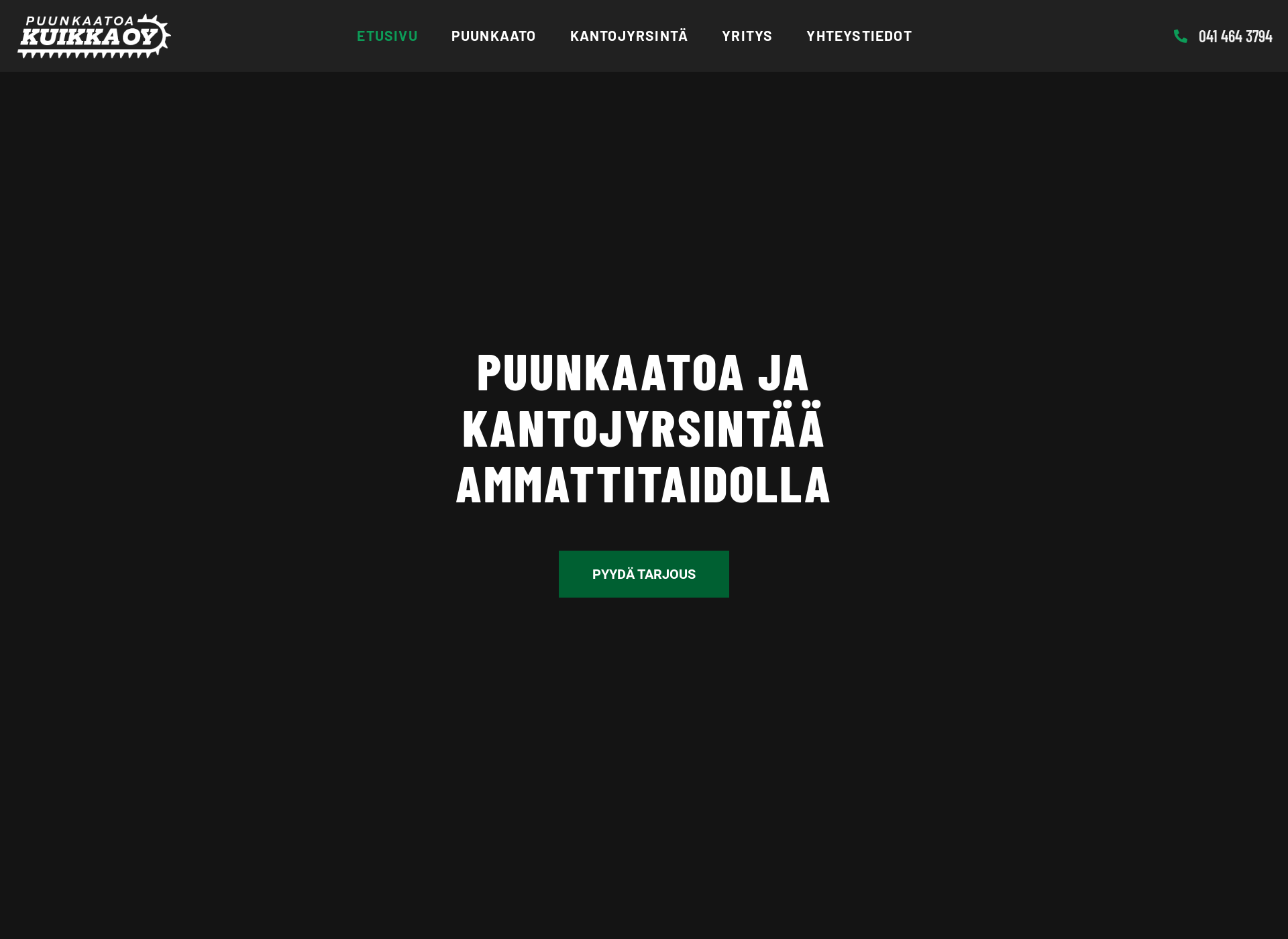 Skärmdump för veljeksetkuikka.fi
